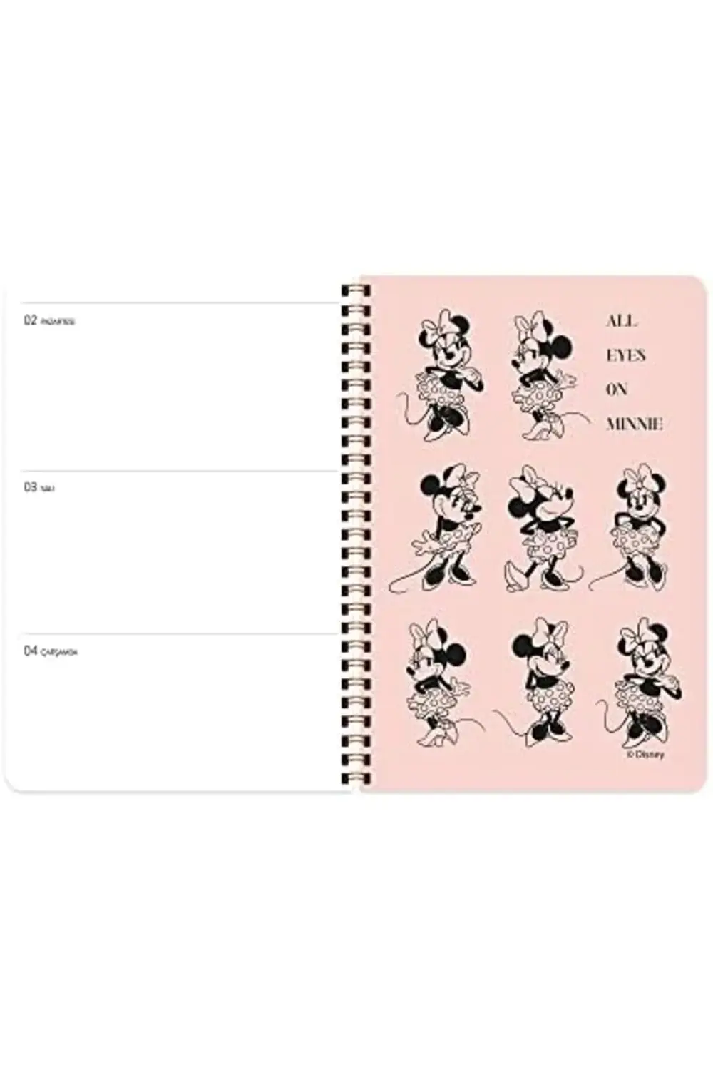 Minnie Mouse 2023 Haftalık Ajanda - Get It, 13x19,5 1088605