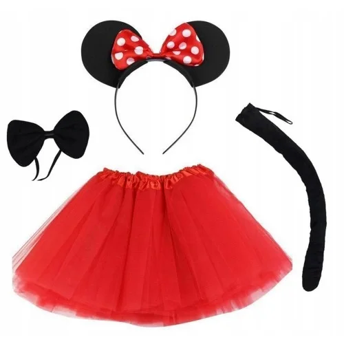 Minnie Mouse Kostüm Seti - Etek, Taç, Kuyruk, Papyon Fiyatı, Yorumları ve Özellikleri