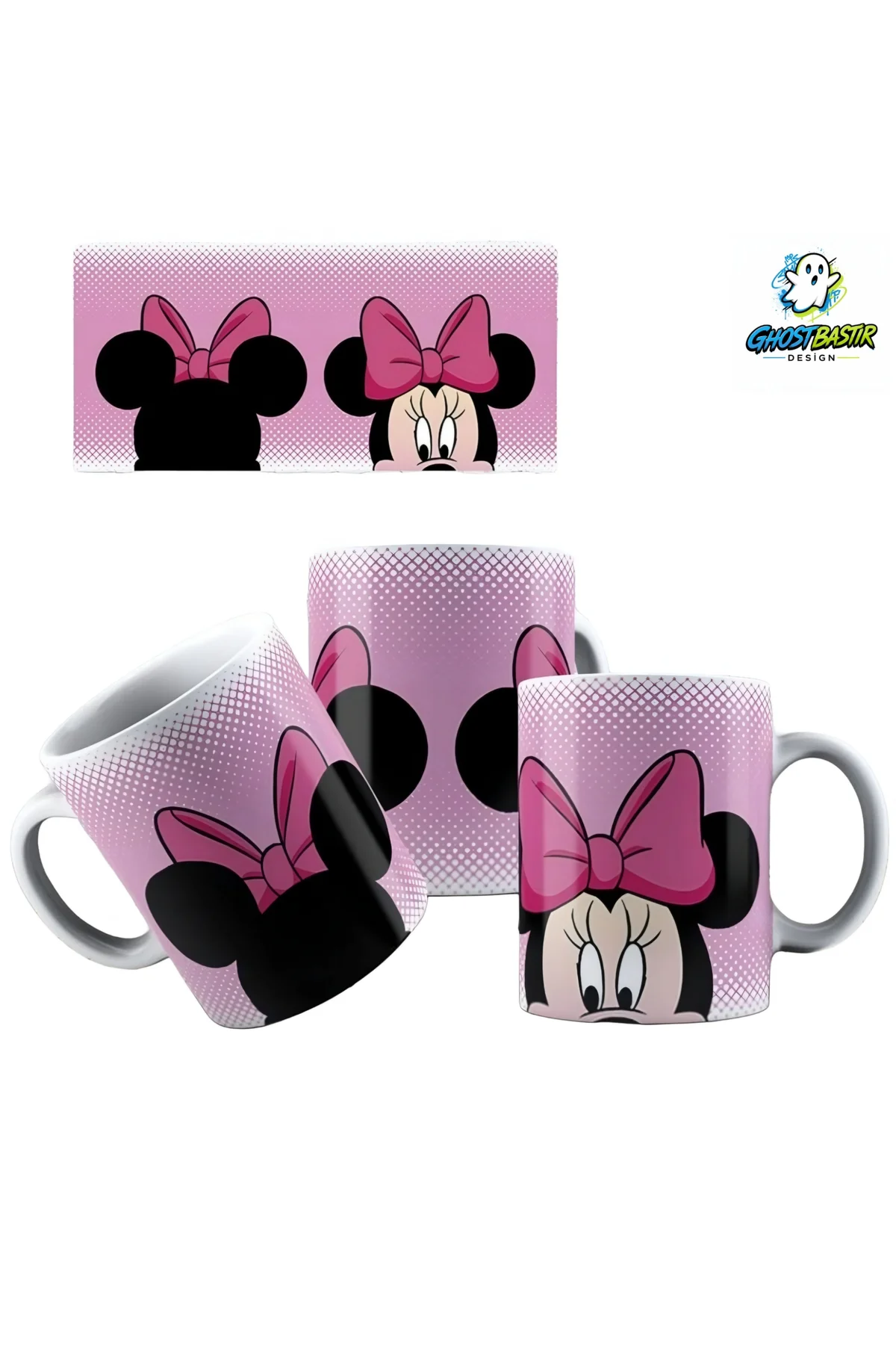 Minnie Mouse Kupa Bardak | Tek Adet K0324