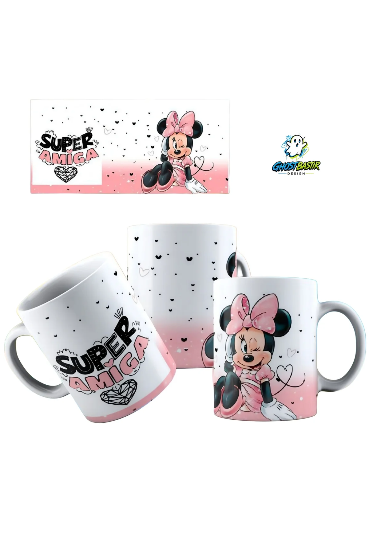 Minnie Mouse Kupa Bardak | Tek Adet K0322