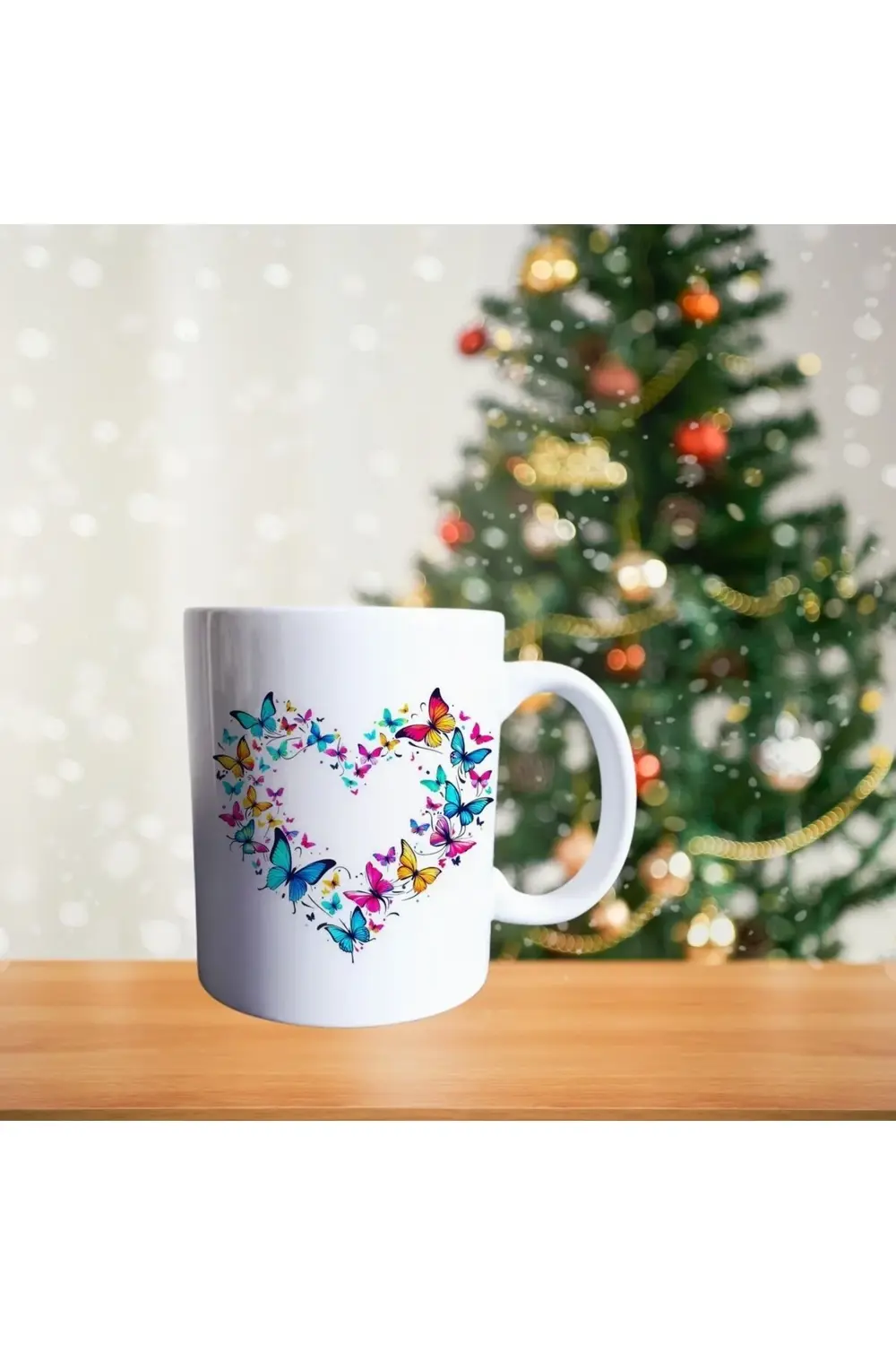 Minnie Mouse Ve Kelebekler - Disnep - Çizgi Film Temalı Porselen