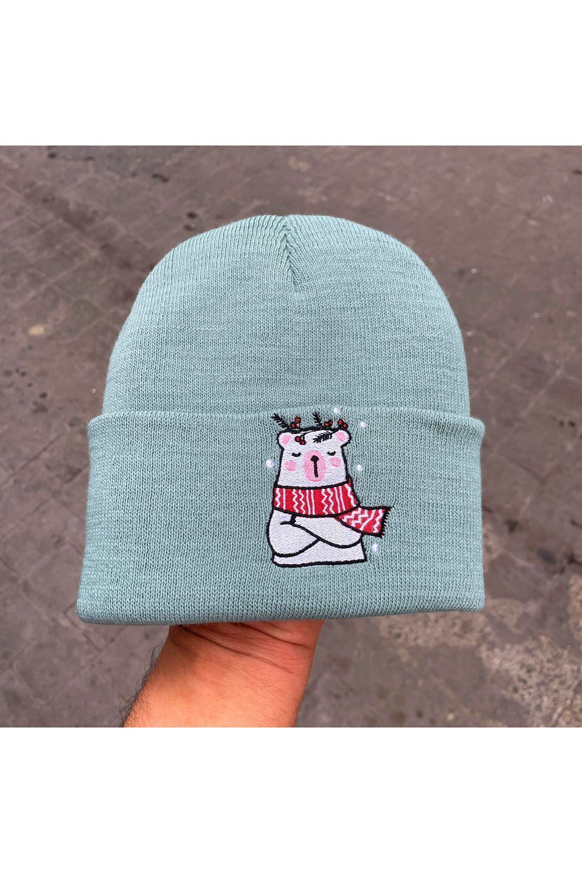 Mint Yeşili New Year Bear Bere