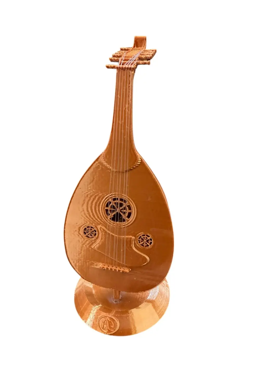 Minyatür Ud Masa Üstü Hediyelik 20cm