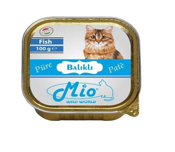 Mio Kedi Konservesi Balık Etli Püre 100 Gr