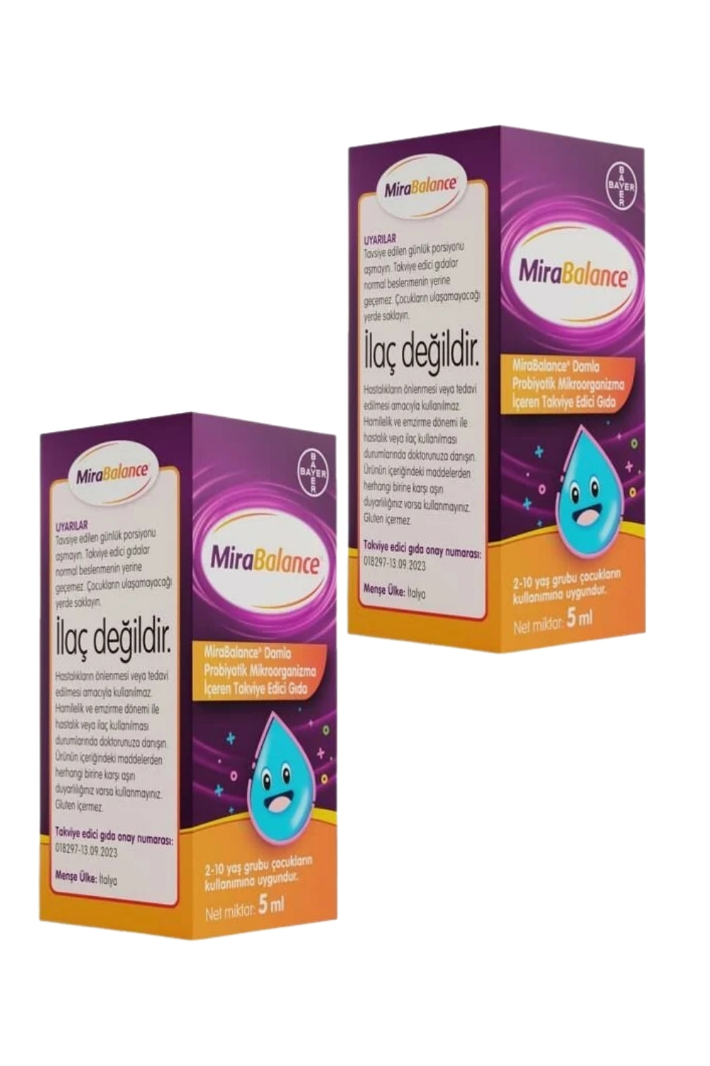 Bayer Mirabalance Probiyotik Damla 5 Ml X 2 Adet