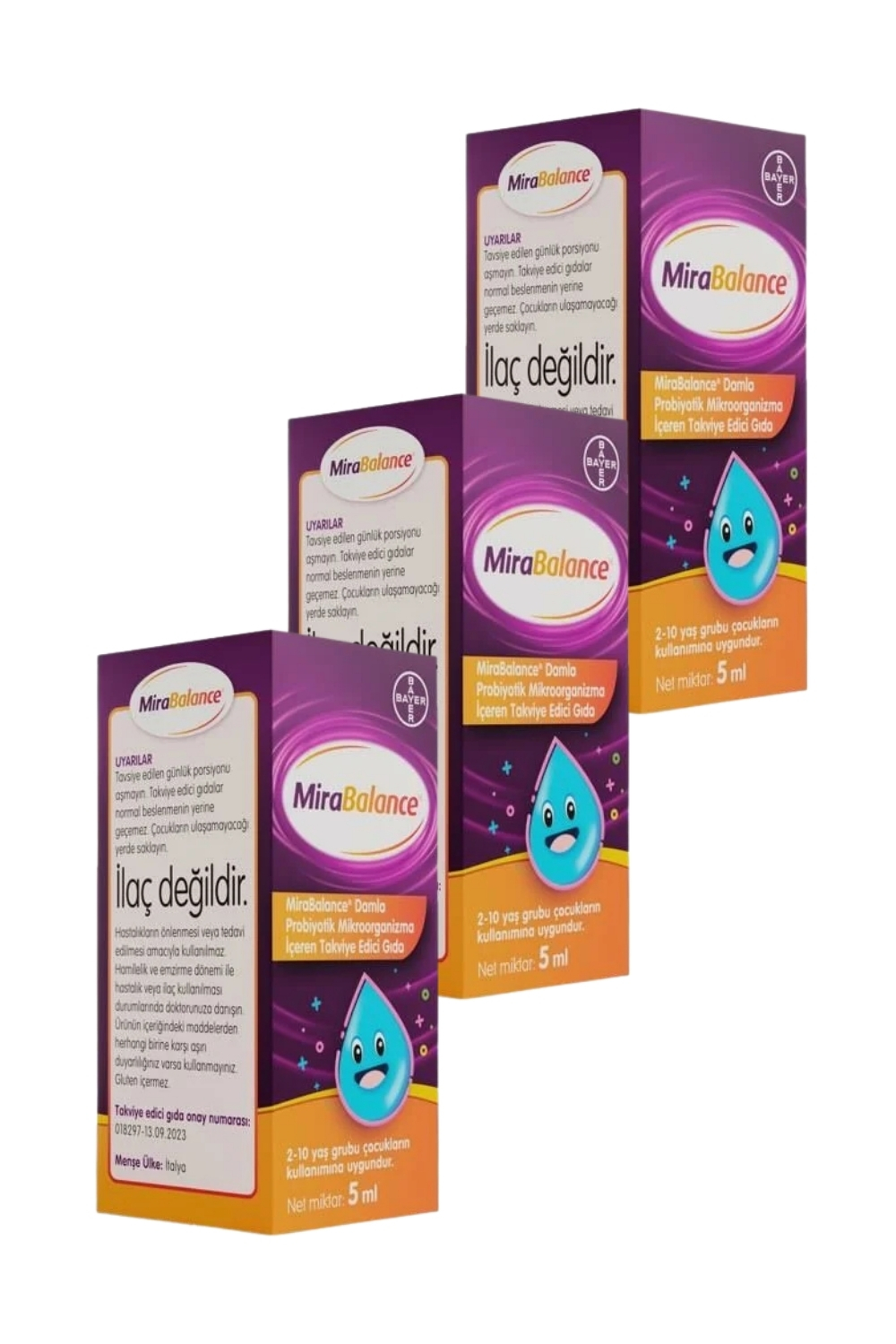 Bayer Mirabalance Probiyotik Damla 5 Ml X 3 Adet
