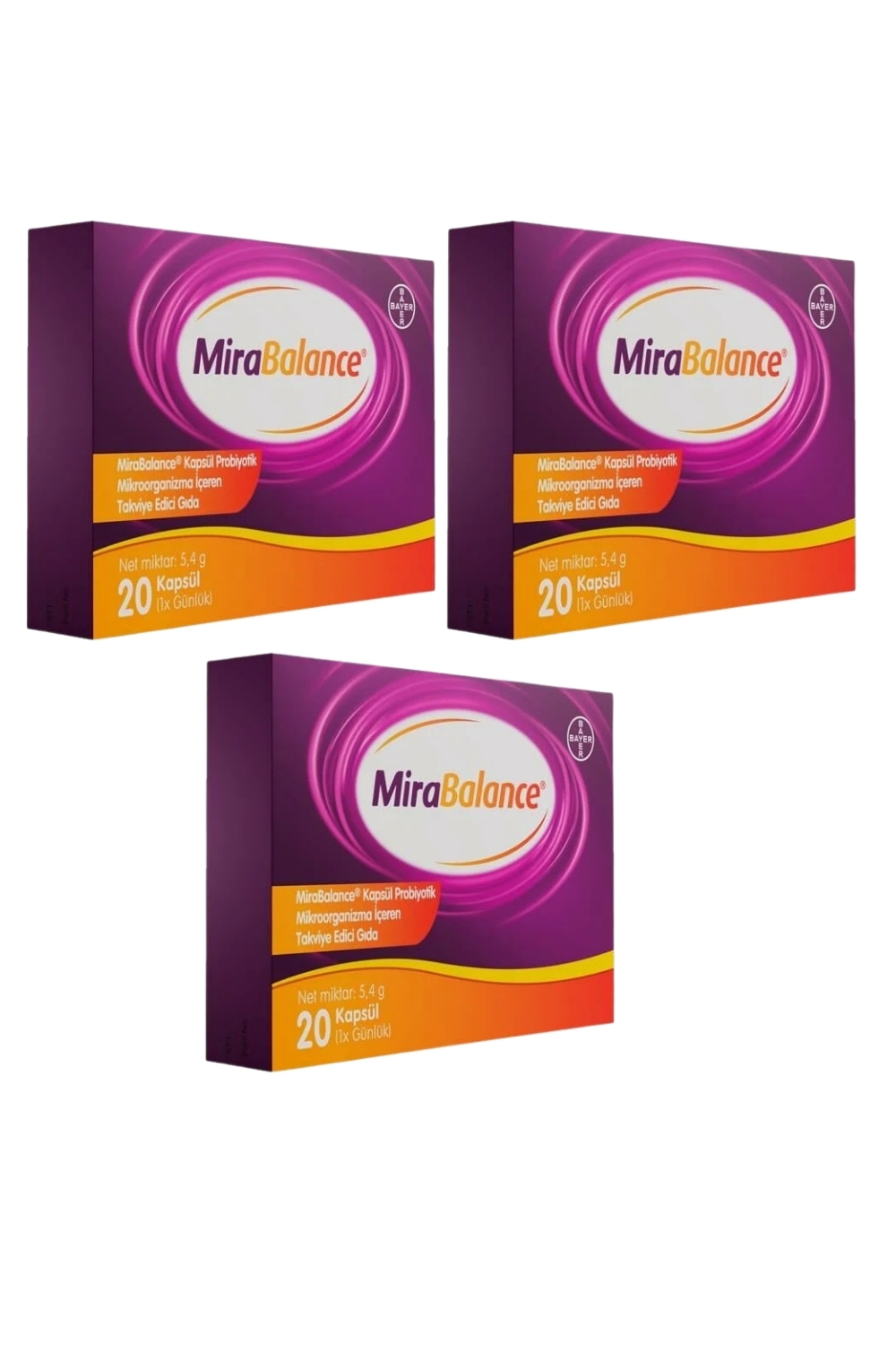 Bayer Mirabalance Probiyotik 20 Kapsül X 3 Adet