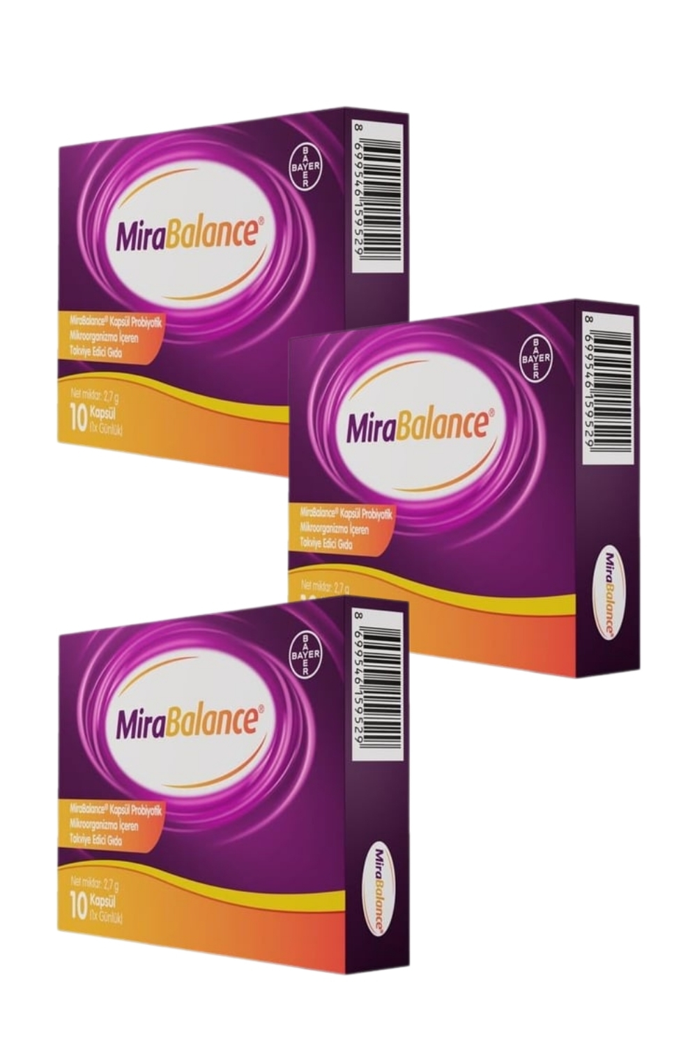 Bayer Mirabalance Probiyotik 10 Kapsül X 3 Adet