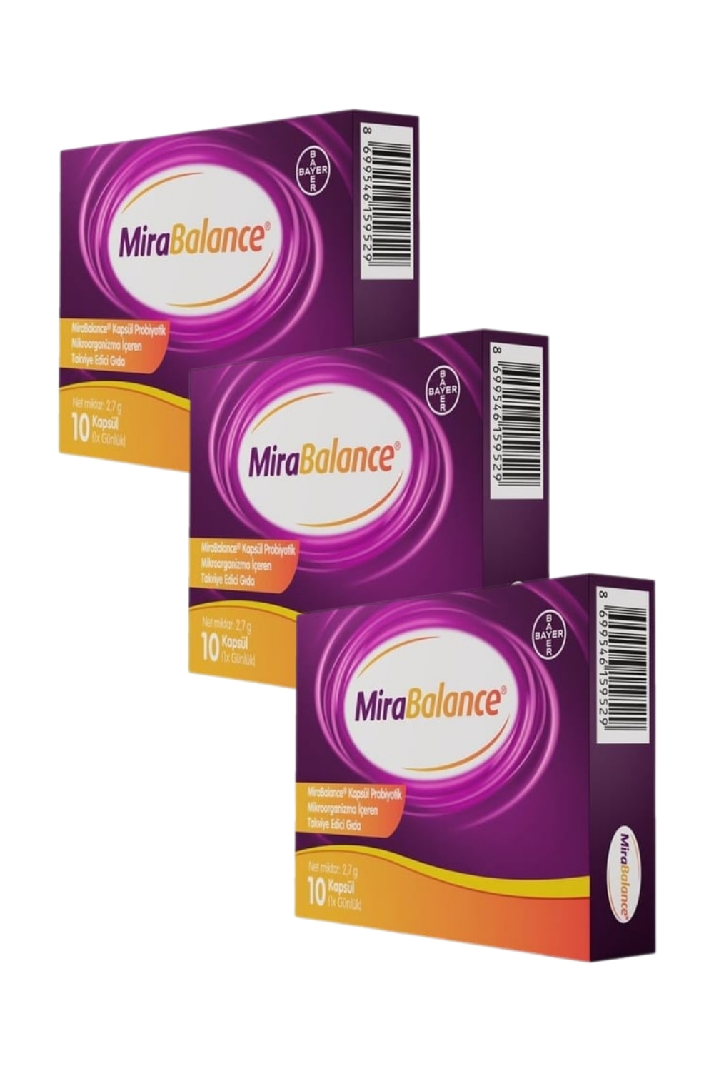 Bayer Mirabalance Probiyotik 10 Kapsül X 3 Adet