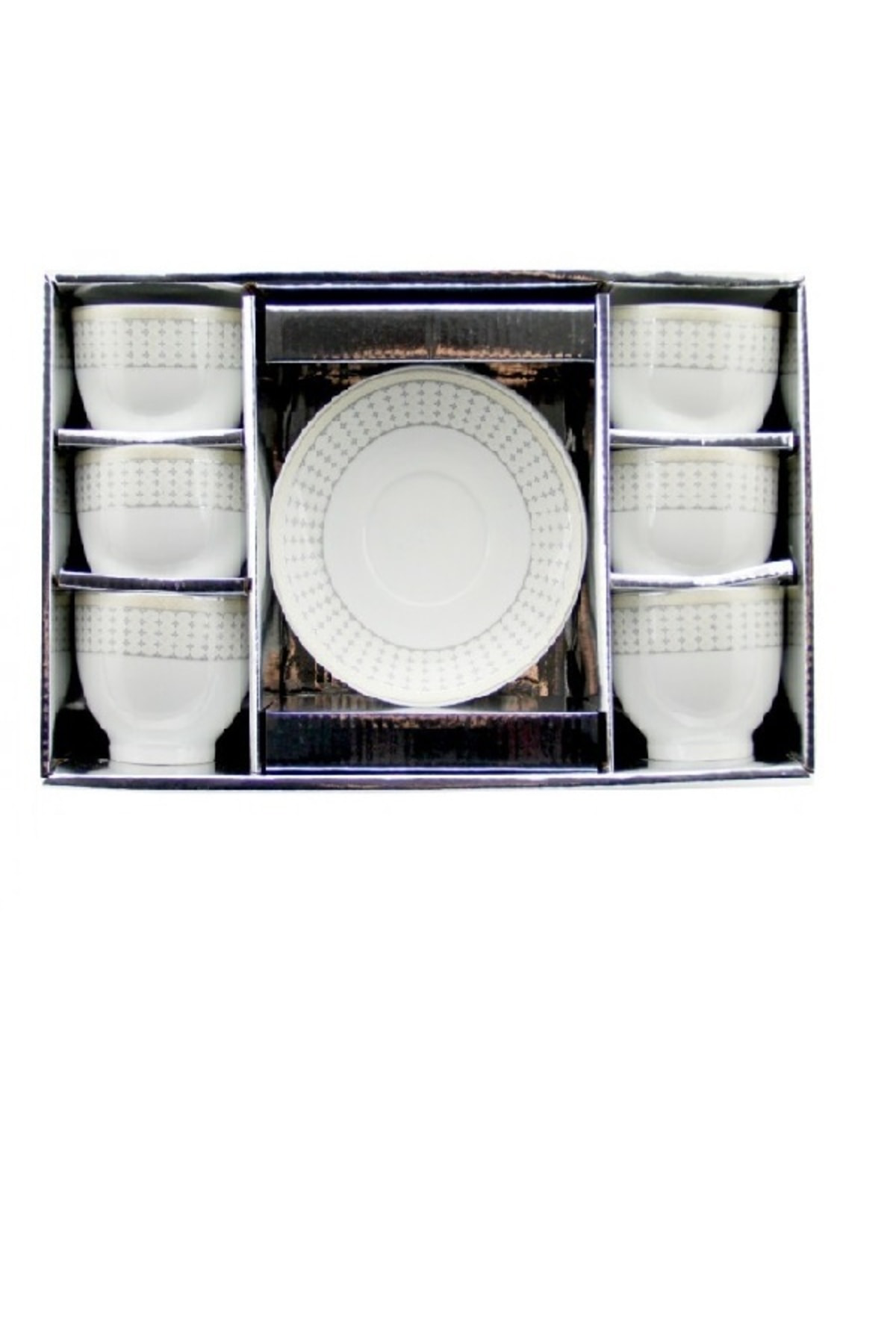 Sefa Miraç Rose 6'Lı Desenli Porselen Çay Fincan Takımı