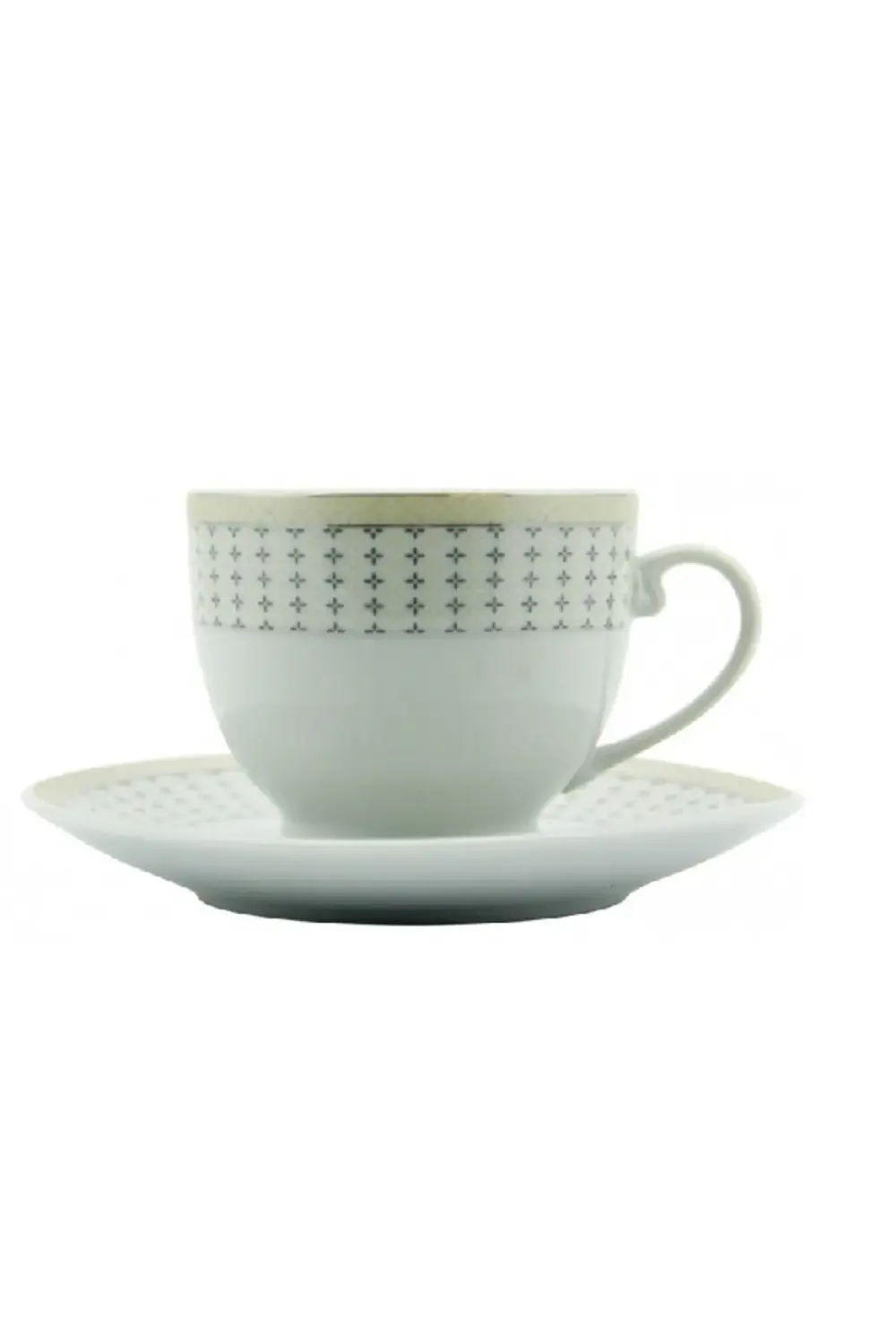 Miraç Rose 6'lı Desenli Porselen Çay Fincan Takımı