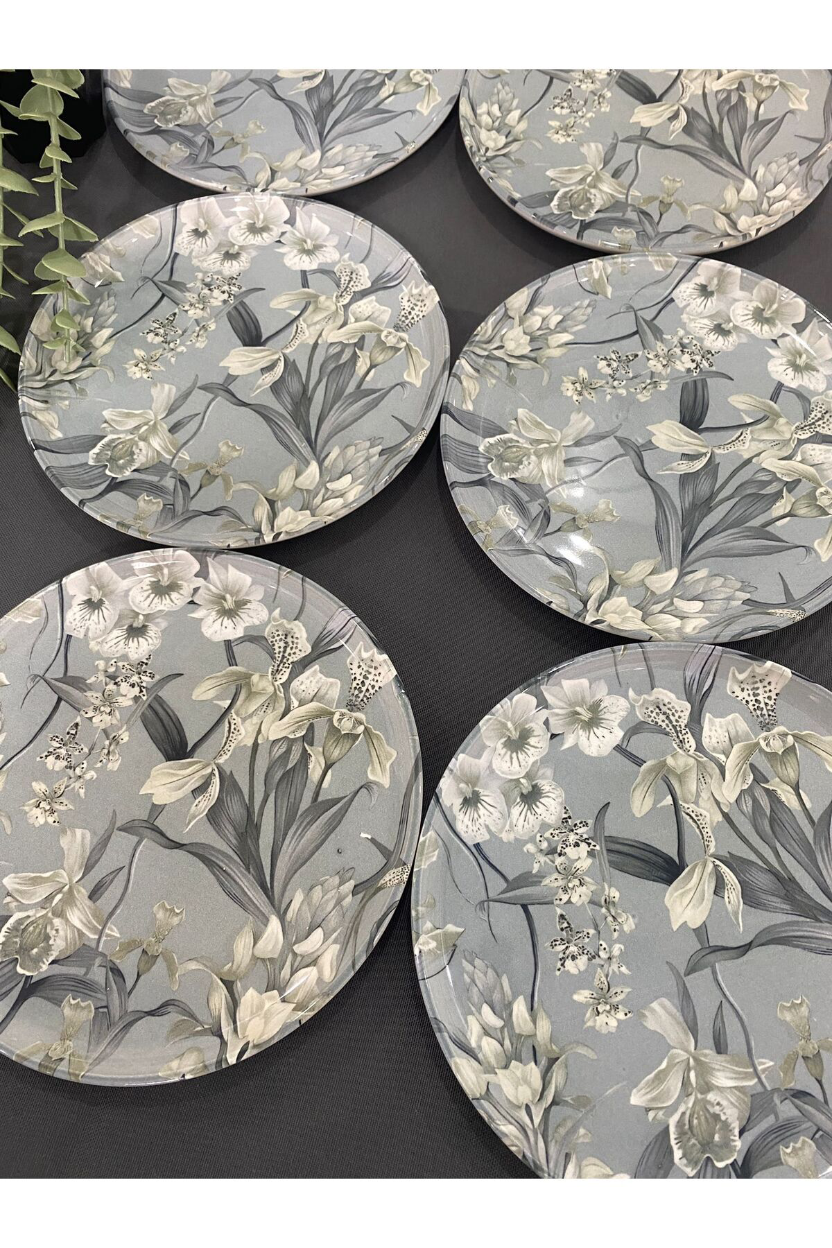 Miracle Flower Serisi 6'lı Pasta Tabağı