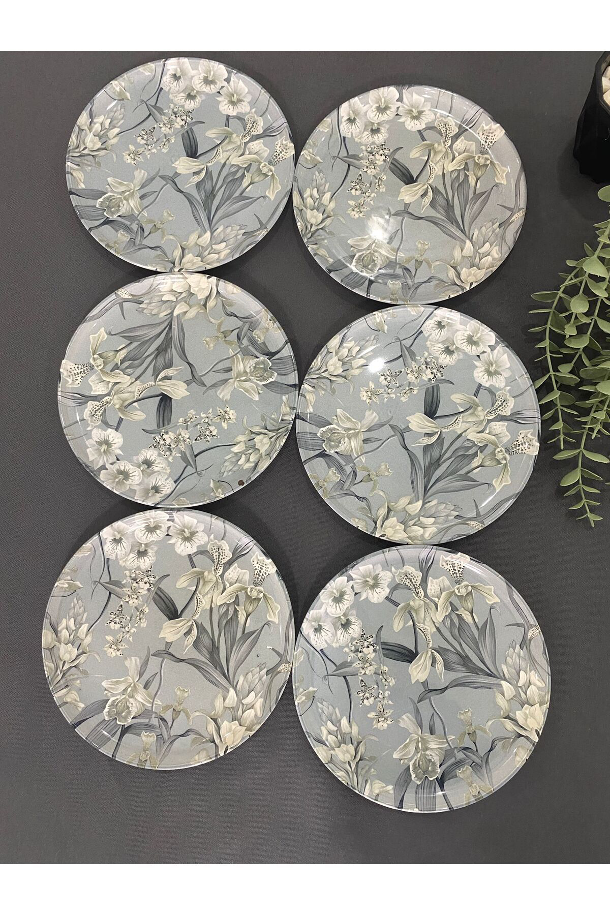 Miracle Flower Serisi 6'lı Pasta Tabağı