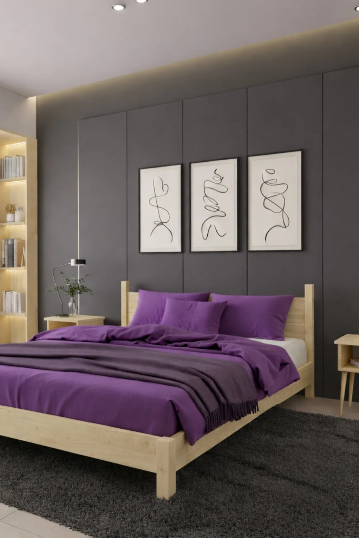 Mirage Masif Ahşap Karyola - Modern Doğal Çam Karyola Fiyatı, Yorumları ve Özellikleri