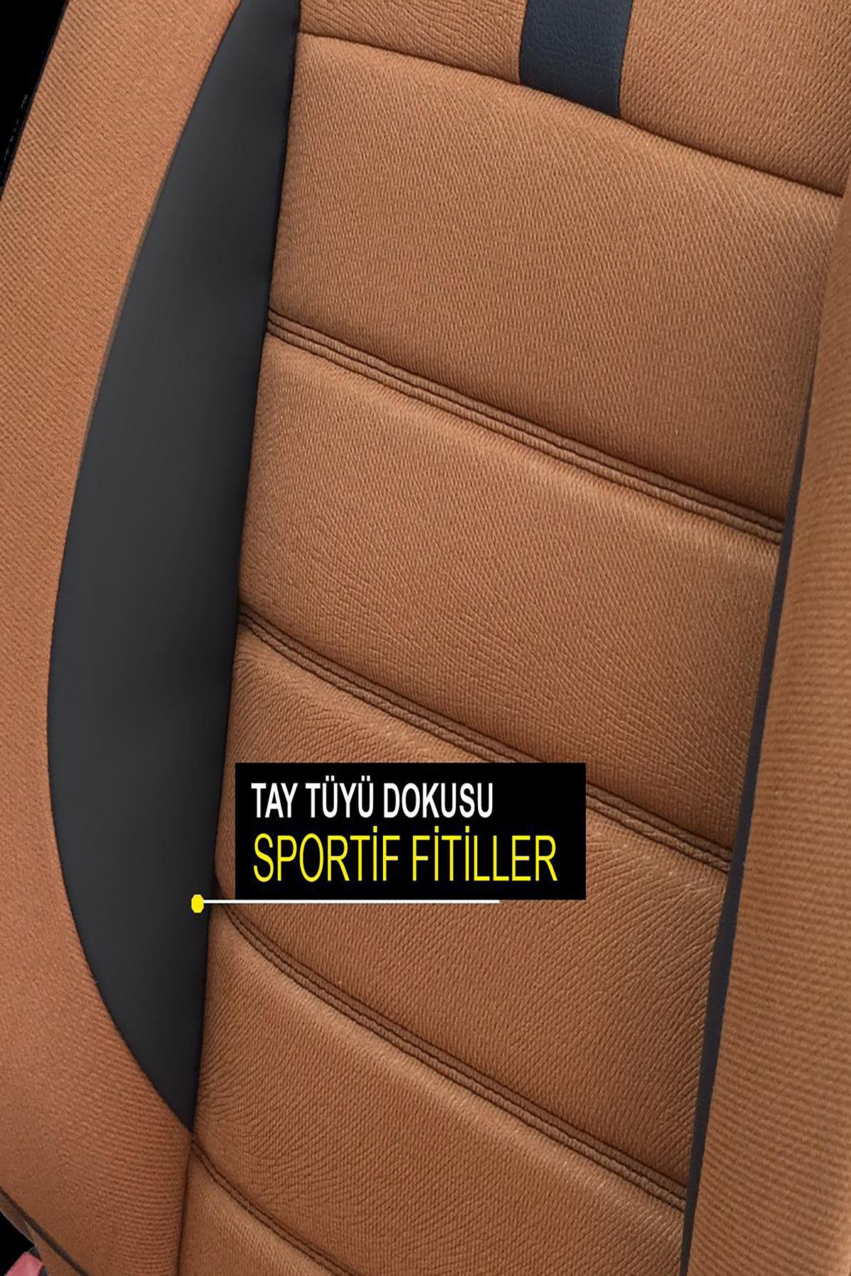 Dgnl Mirage Serisi Taytüyü Kumaş Deri Detayli Airbag Dikimli Oto Koltu