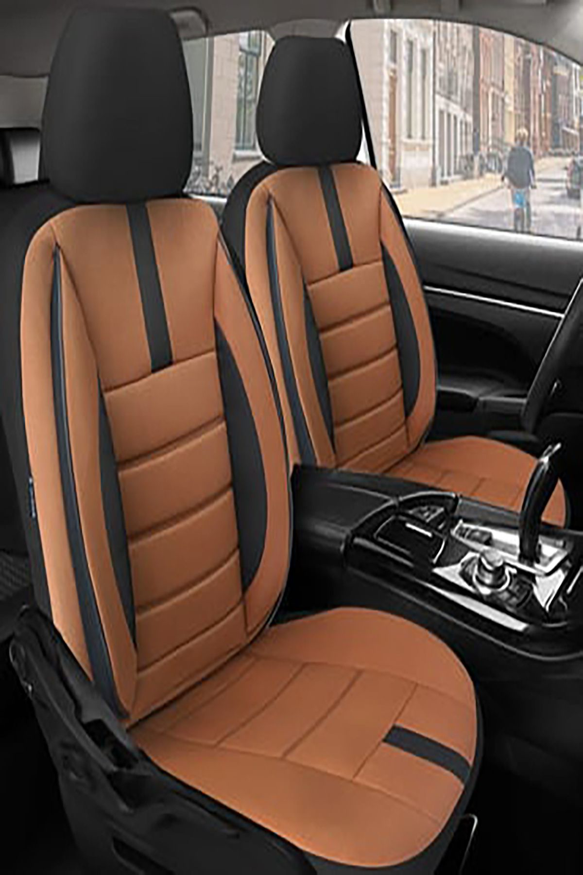 Dgnl Mirage Serisi Taytüyü Kumaş Deri Detayli Airbag Dikimli Oto Koltu