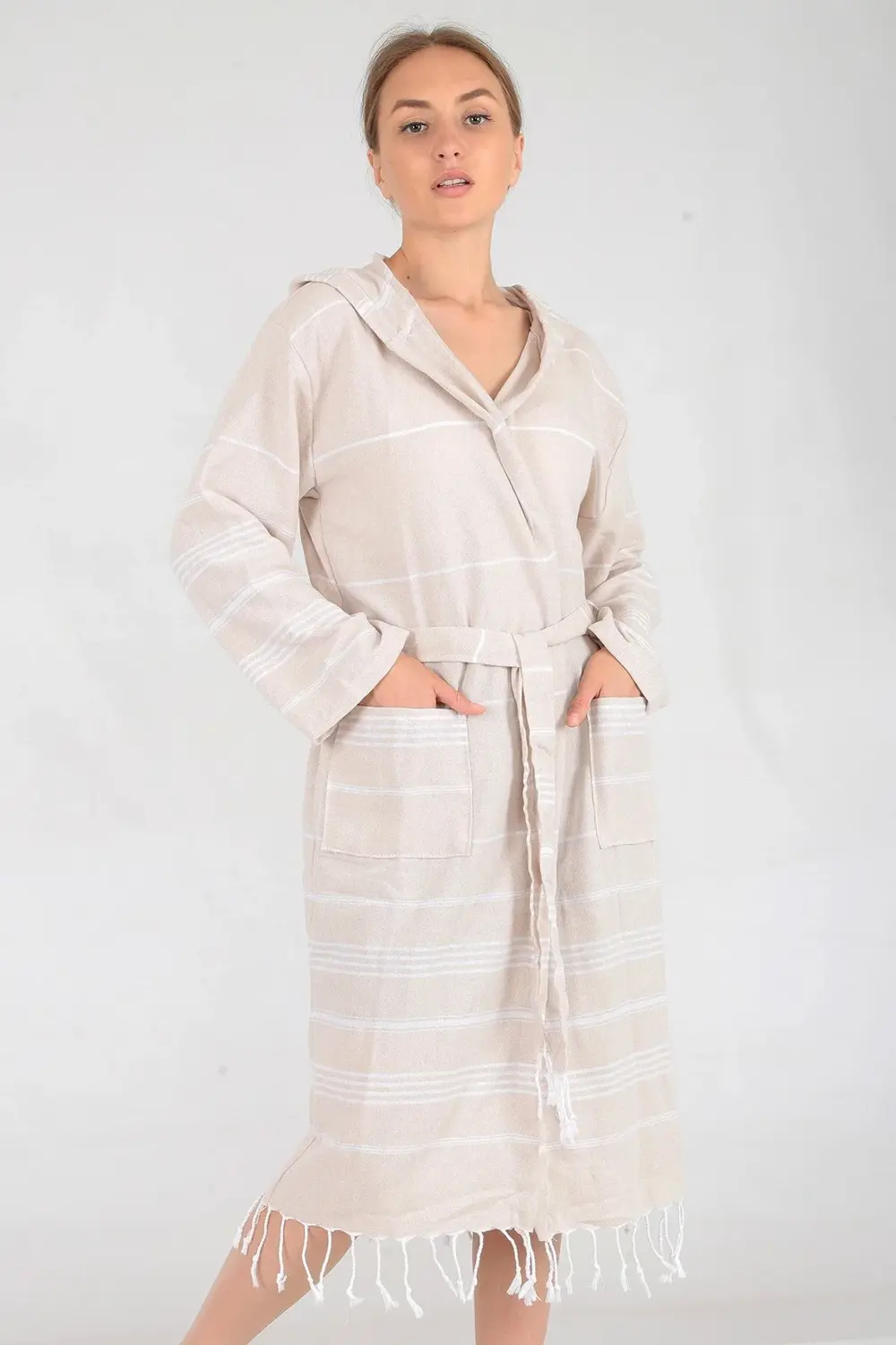 Miranda Peştamal Bornoz Bej