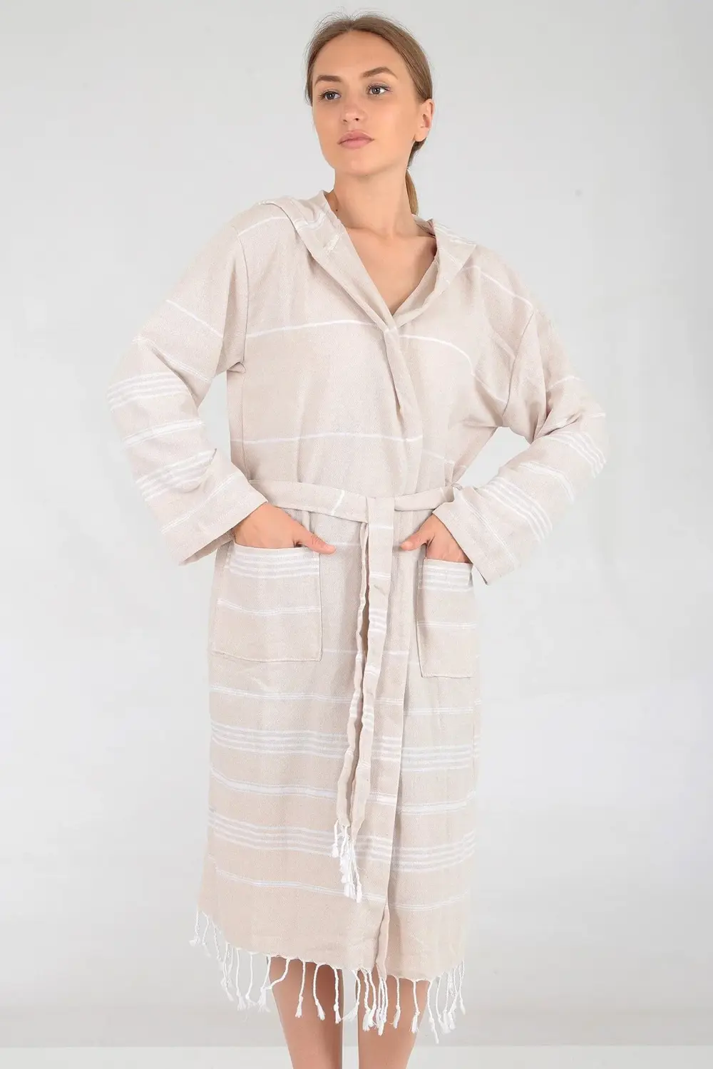 Miranda Peştamal Bornoz Bej