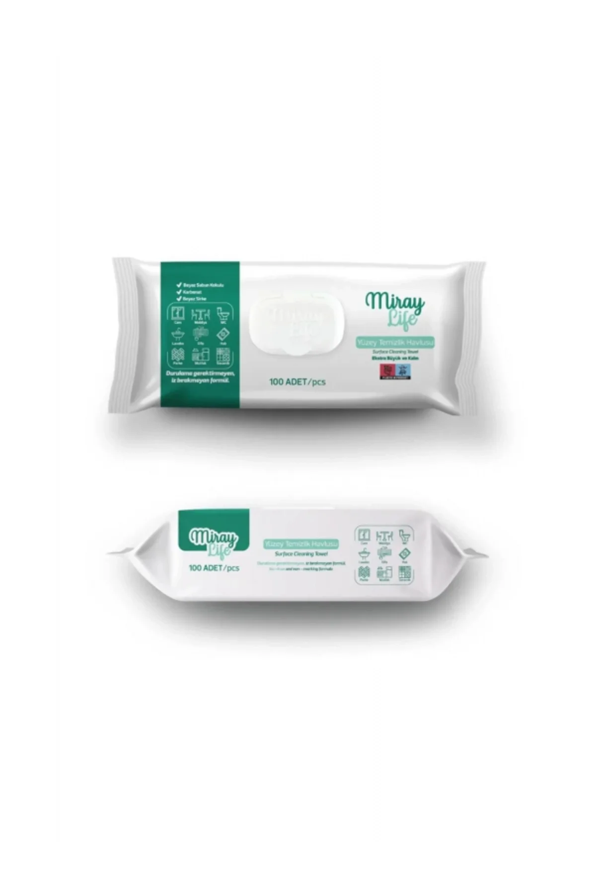 Miray Life Easy Clean Yüzey Temizlik Havlusu Adet Beyaz Sabun 100 lü Miray Life Easy Clean Yüzey Temizlik Havlusu Adet Beyaz Sabun 100 lü