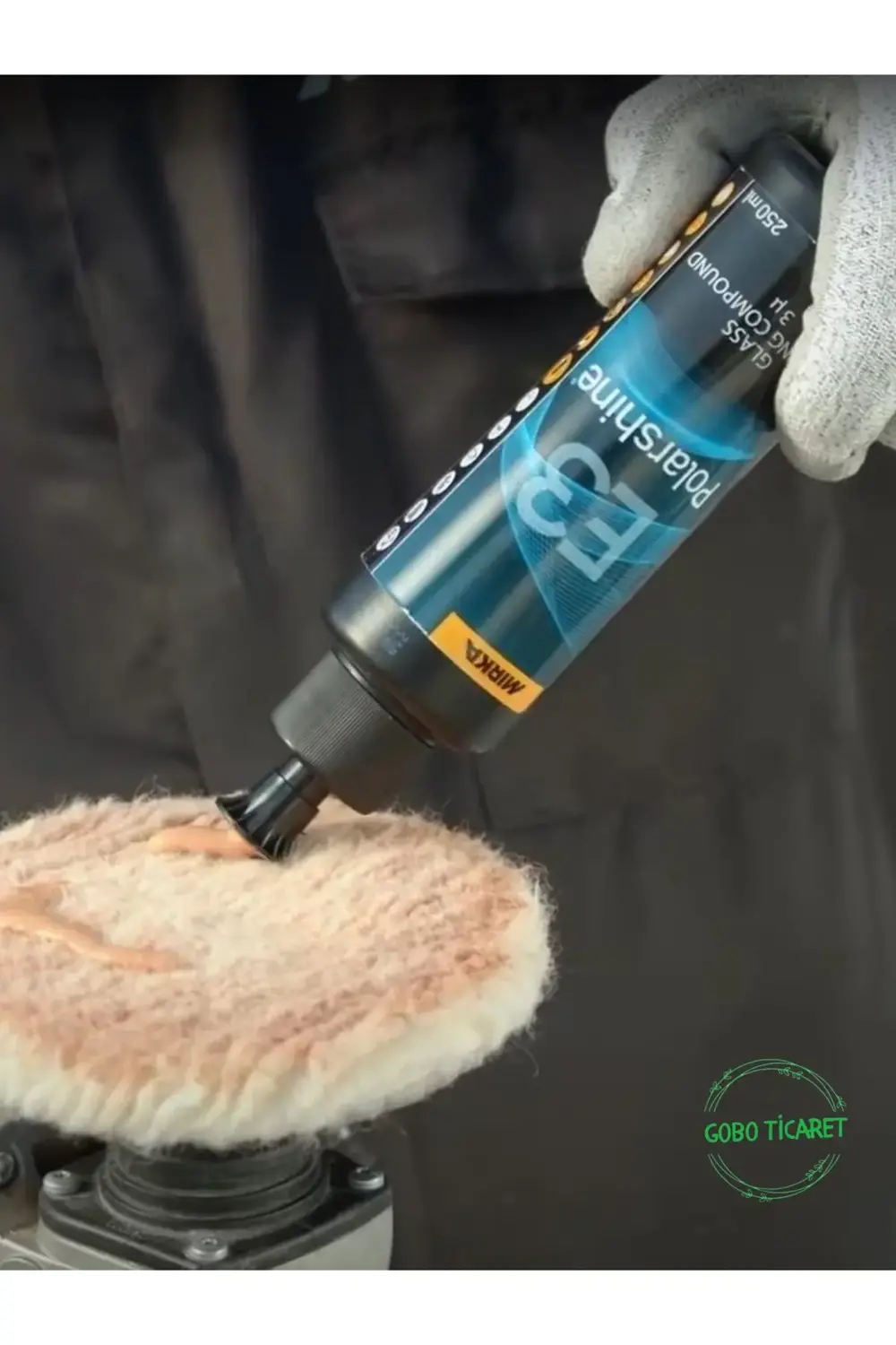 Mirka Polarshine E3 Cam Çizik Giderici Polisaj Pastası - 250 ml