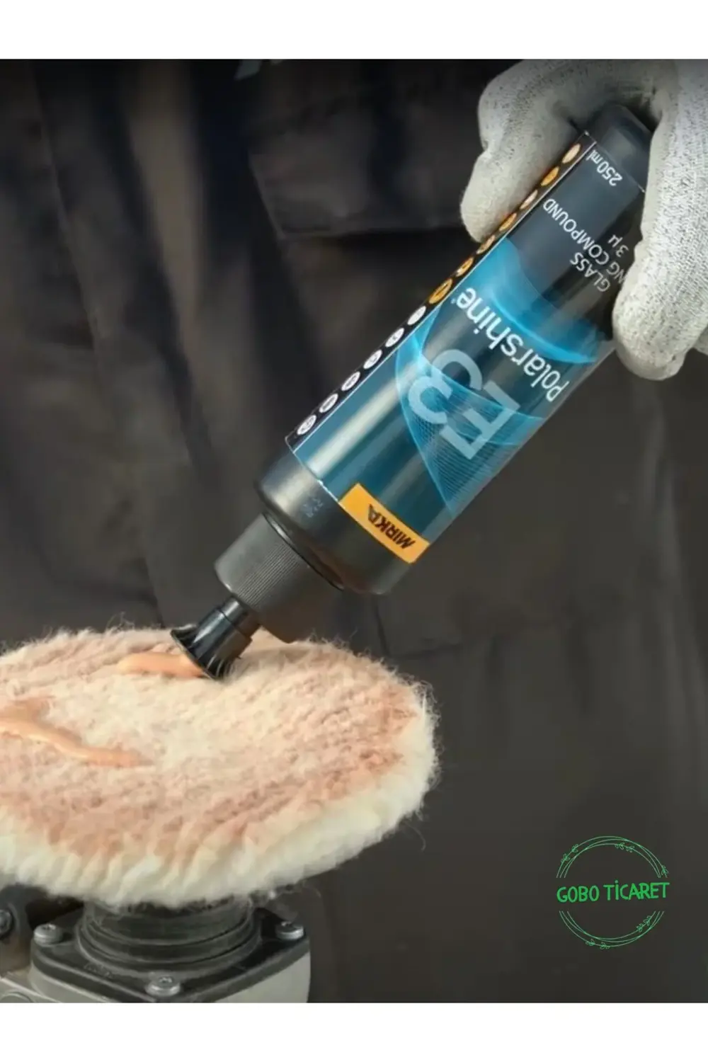 Mirka Polarshine E3 Cam Çizik Giderici Polisaj Pastası - 250 ml