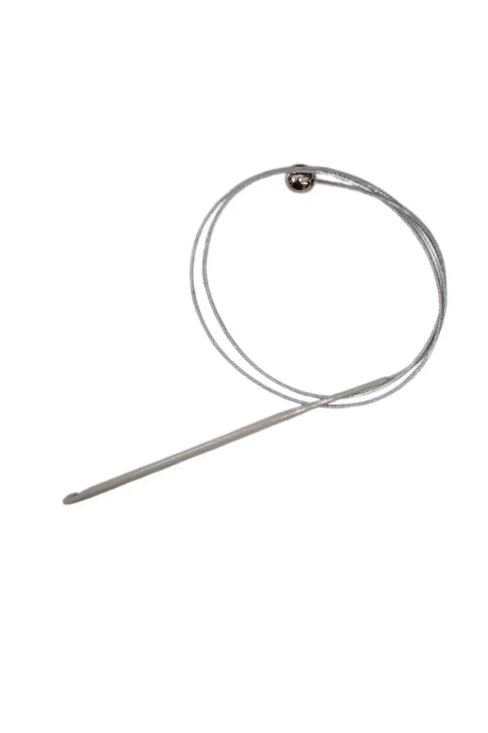 Misinalı Çelik Stoplu Tığ Şiş 8 Numara 60 cm