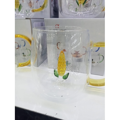 Mısır Figürlü Cam Kupa Bardak Çay & Kahve Bardağı, Hediye ve Deko