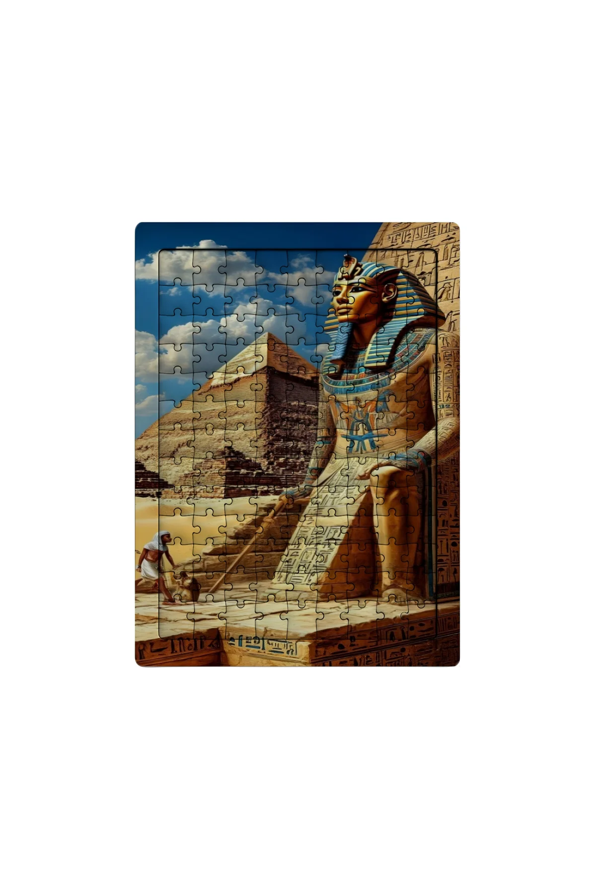 Mısır Piramitler 99 Parça Ayaklı Puzzle – Dekoratif Çocuk Yapbozu 005