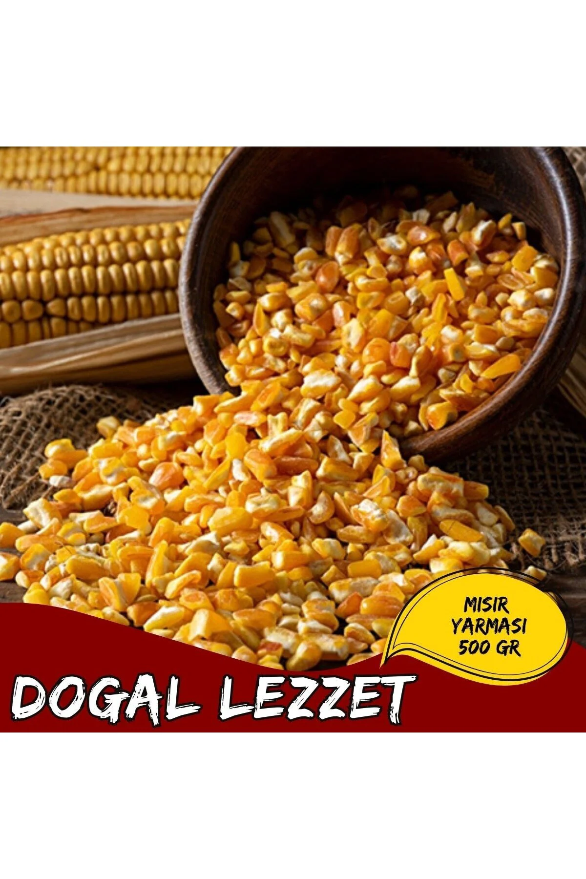 Mısır Yarması Doğal Mısır Yarması Çorbalık Keşkeklik Geleneksel Lezzet 500 Gr