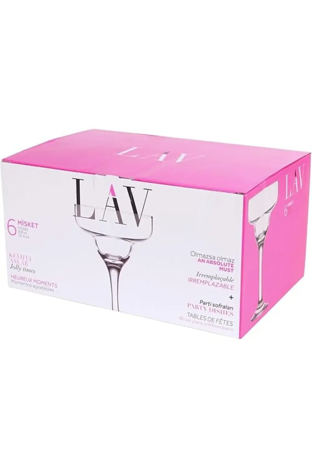 Misket 6'lı Kokteyl Bardağı