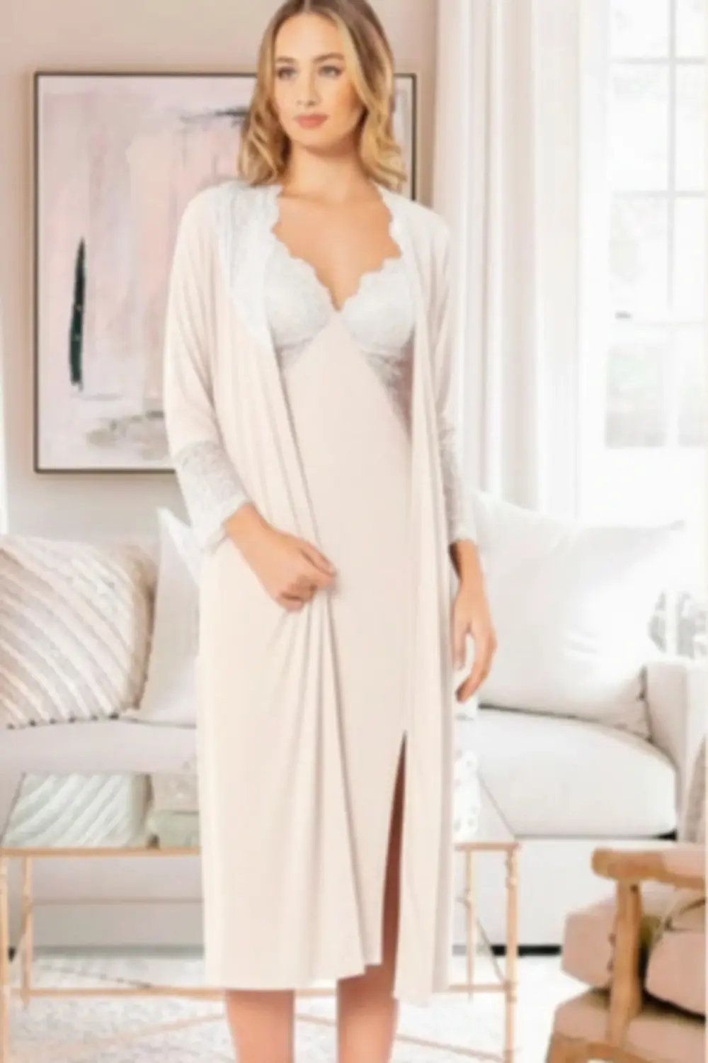 MissAyza 340 PENYE 6'LI UZUN GECELİK ve SABAHLIK TAKIM