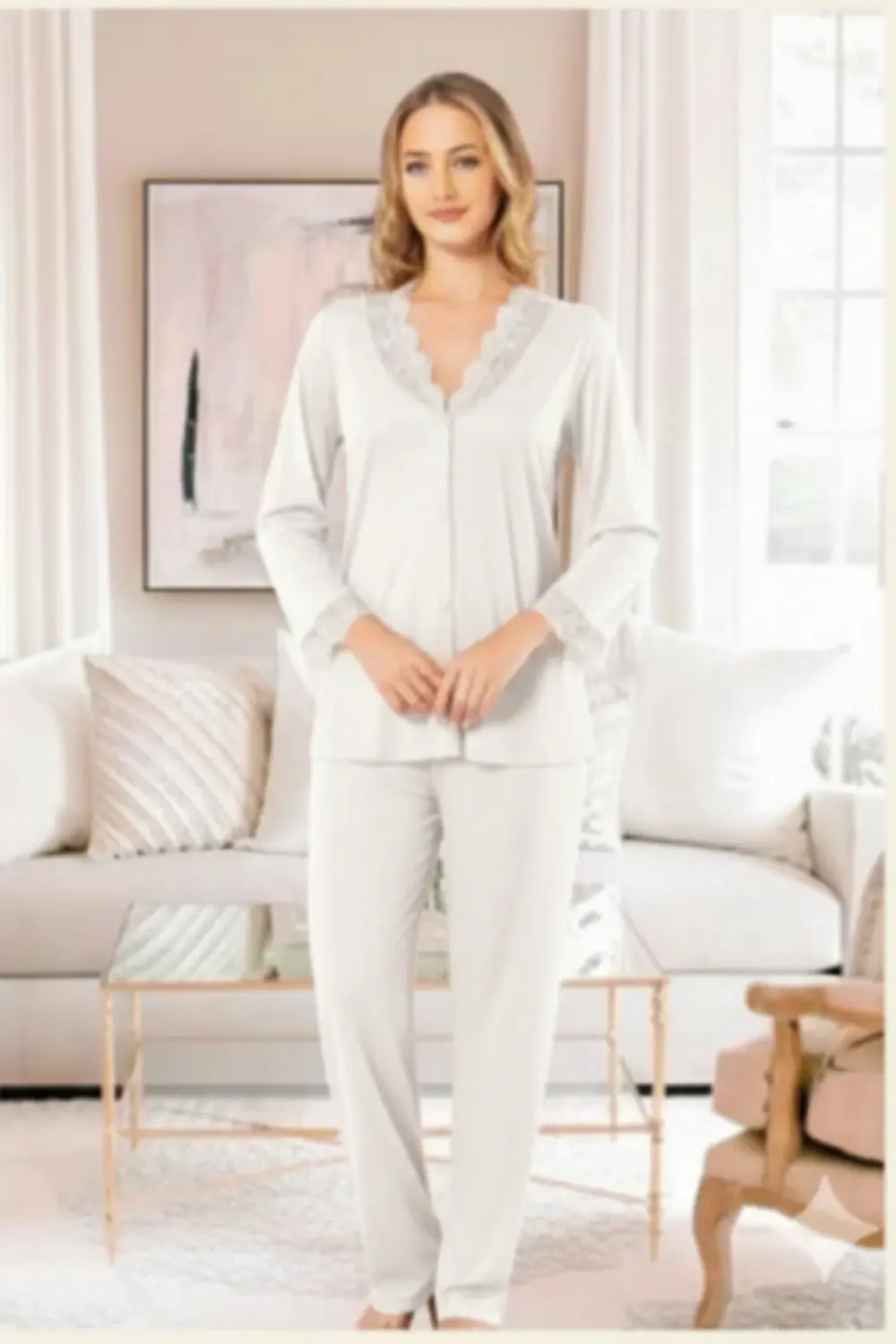 MissAyza 340 PENYE 6'LI UZUN GECELİK ve SABAHLIK TAKIM