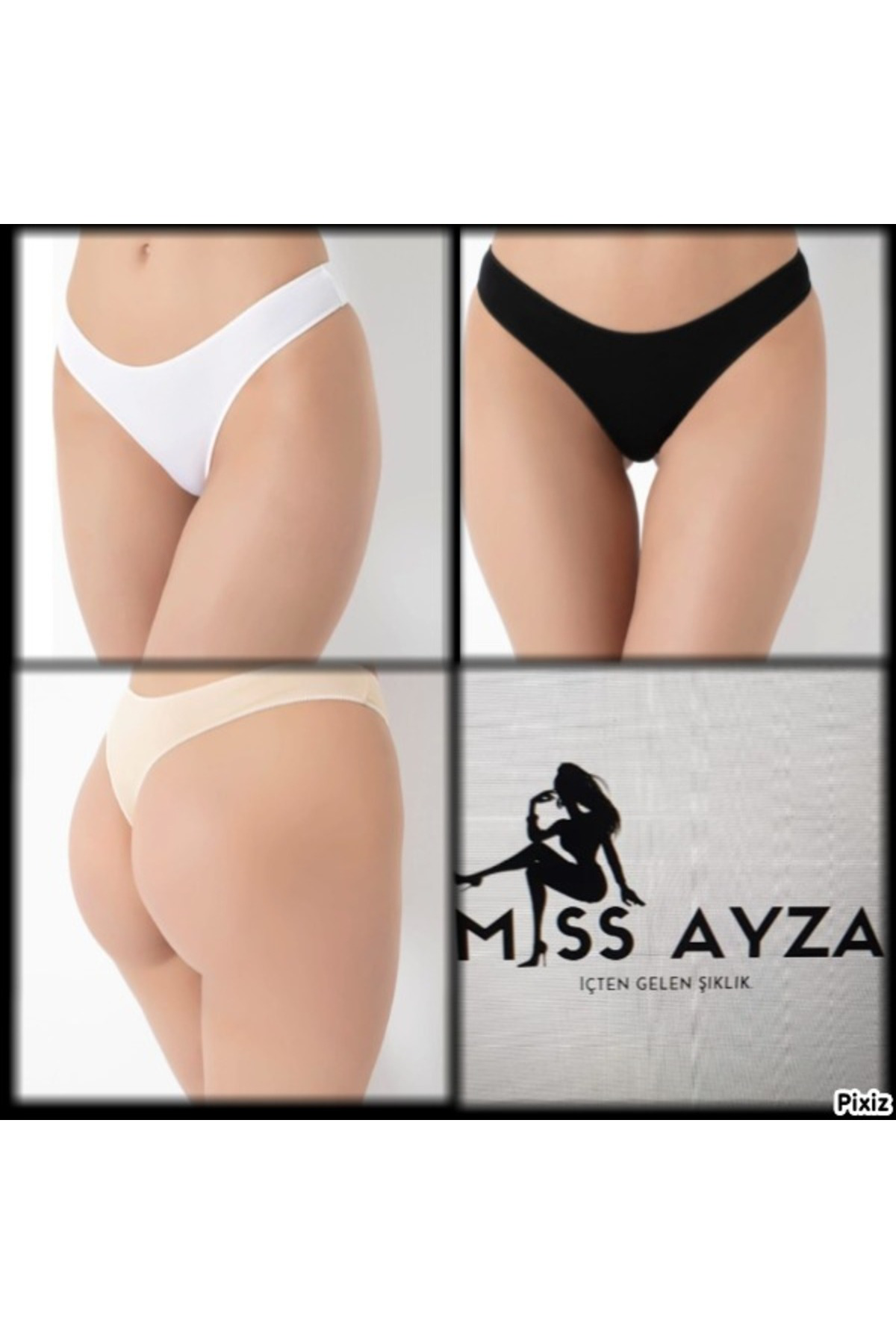 MissAyza 936 BAMBU 3'LÜ STRİNG