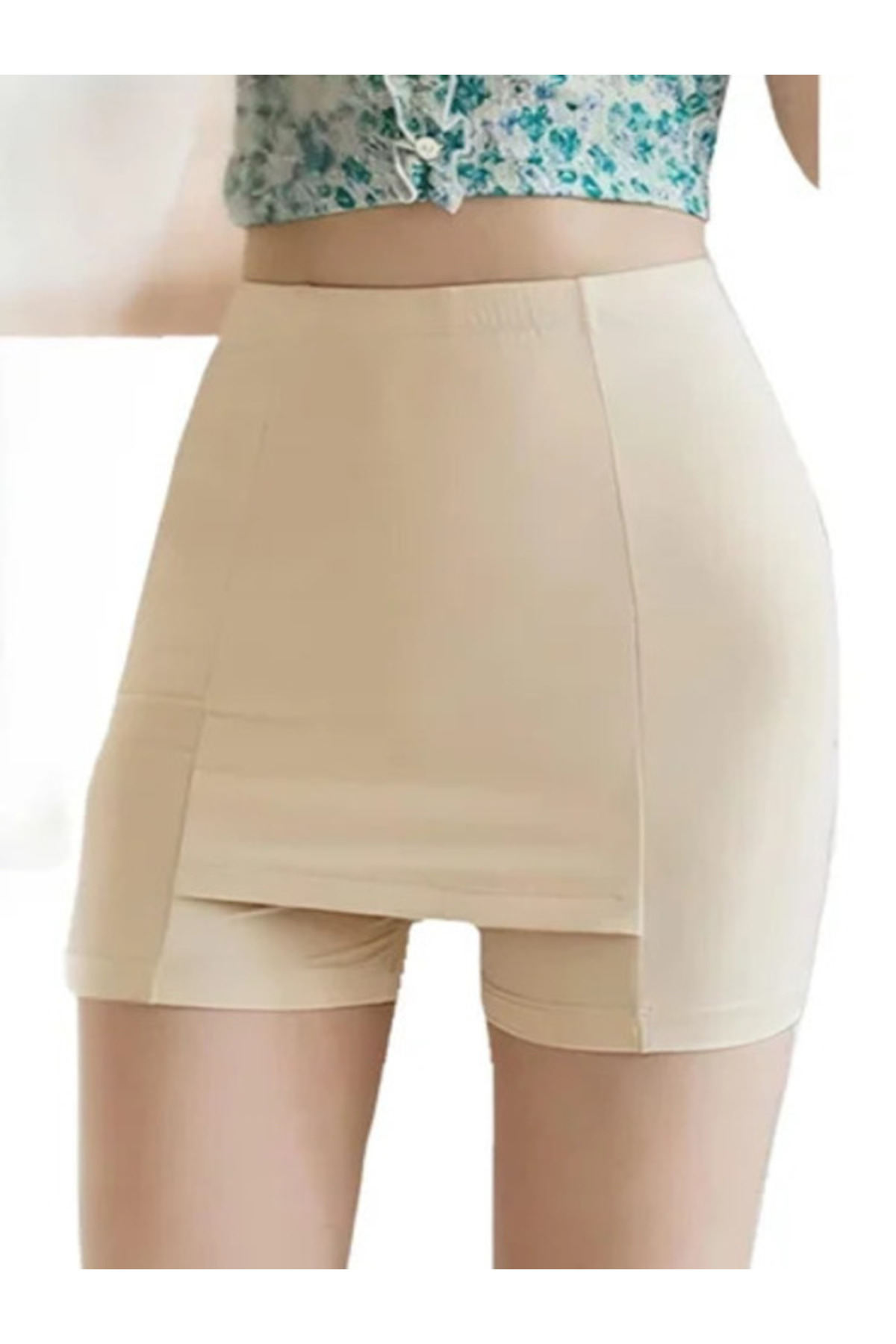 MissAyza Çift Katmanlı Etek Altı korse şort