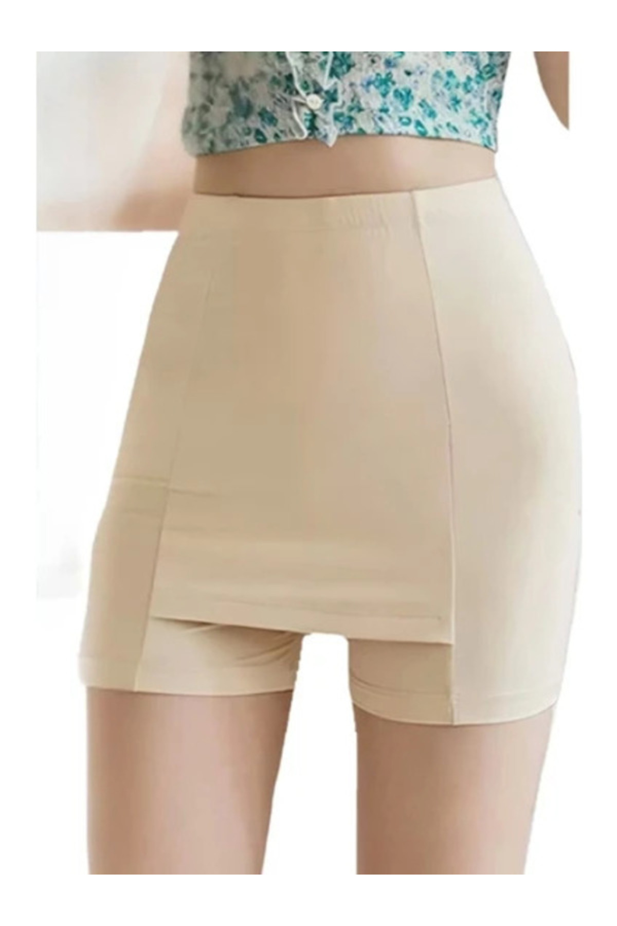 MissAyza Çift Katmanlı Etek Altı korse şort