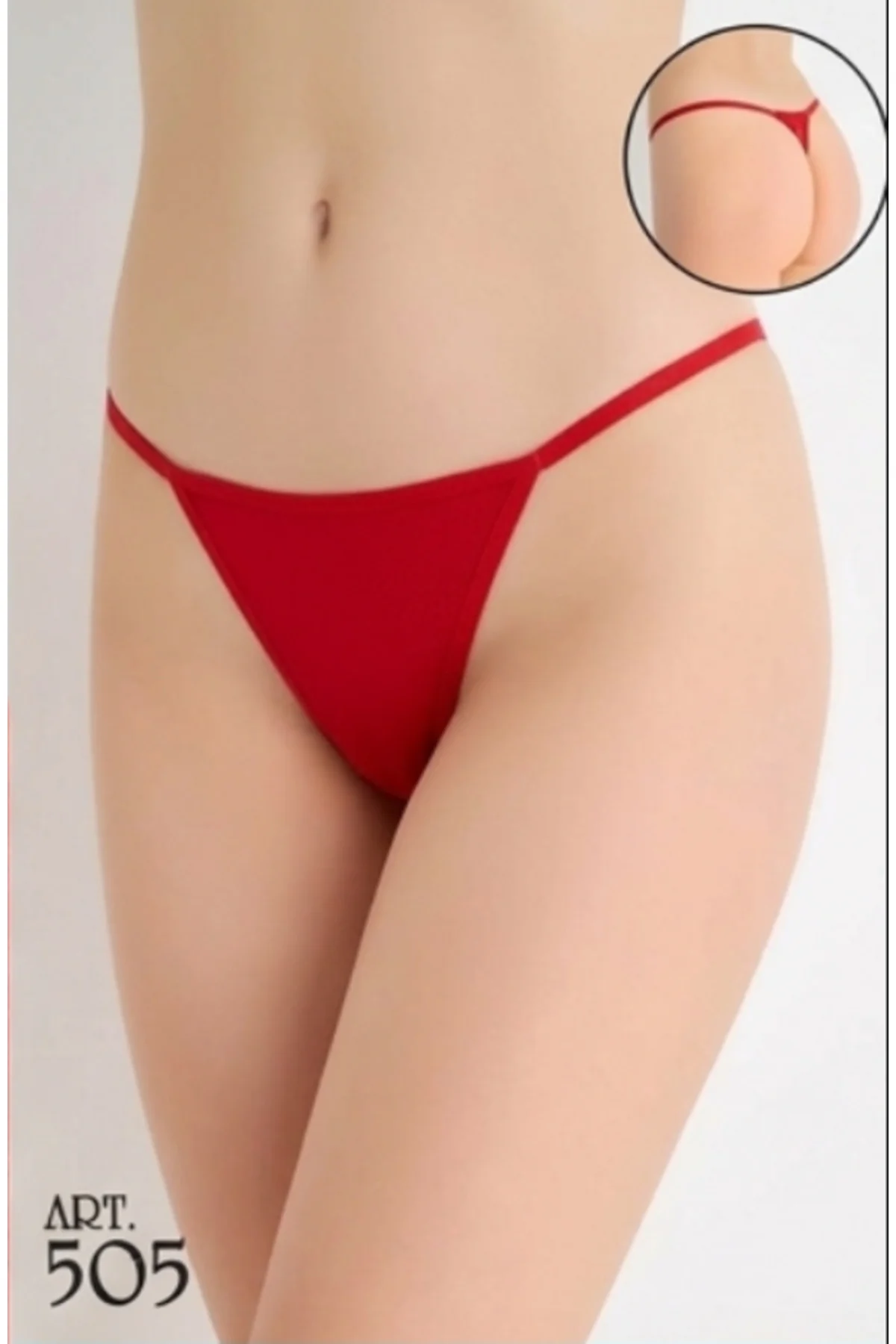 MissAyza Kadın Kırmızı, Siyah Dikişsiz İnce Bantlı String Külot T MissAyza Kadın Kırmızı, Siyah Dikişsiz İnce Bantlı String Külot T