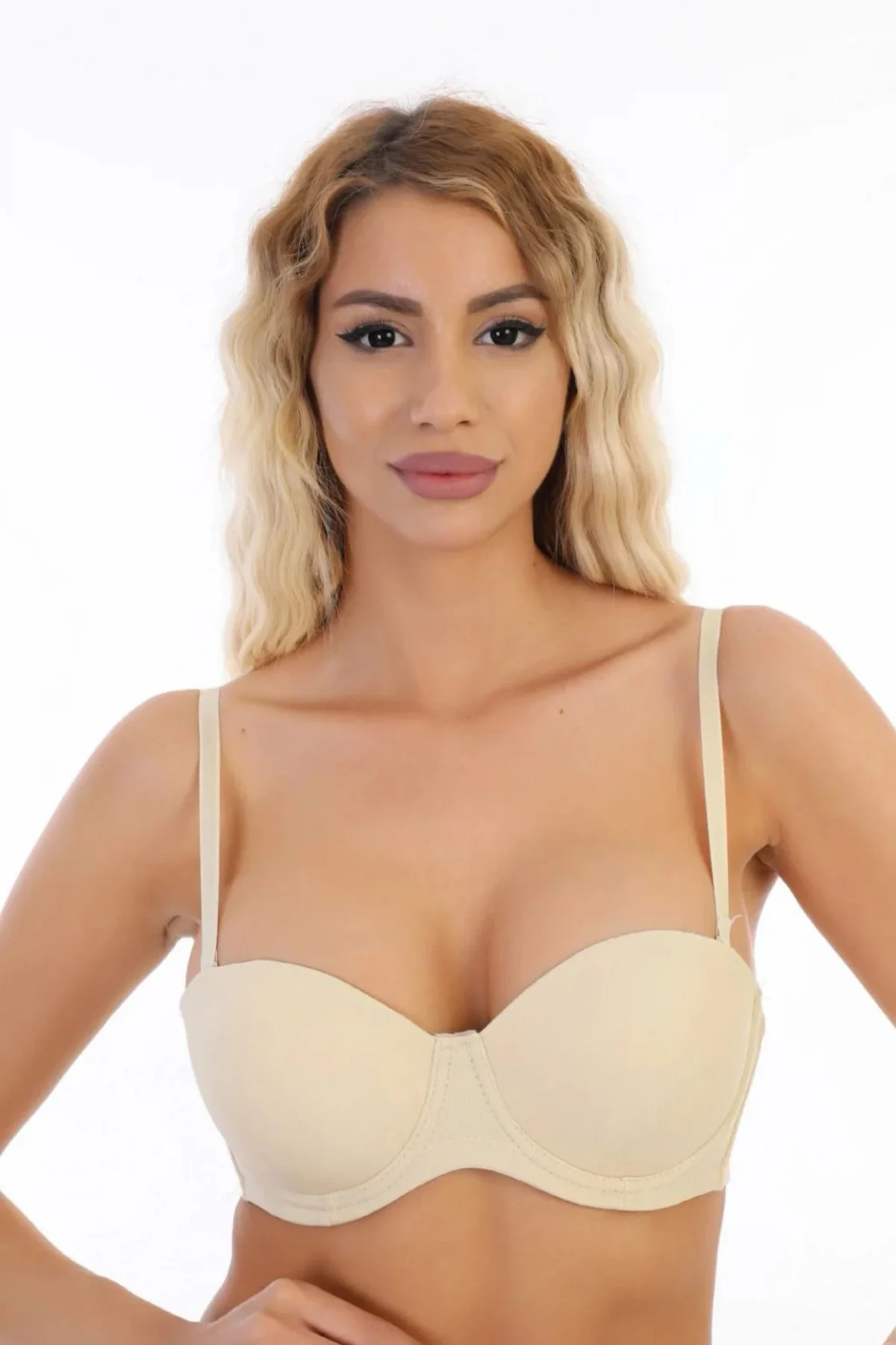 MissAyza Strapless Bra 192 Nurteks Minimizer Sütyen