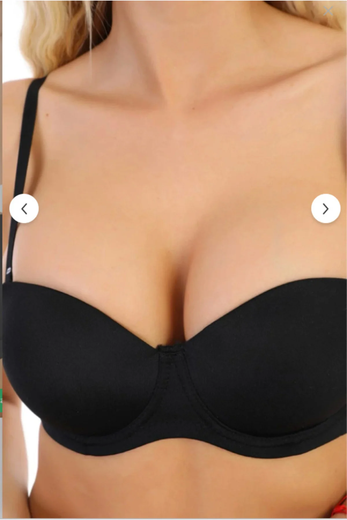 MissAyza Strapless Bra 192 Nurteks Minimizer Sütyen