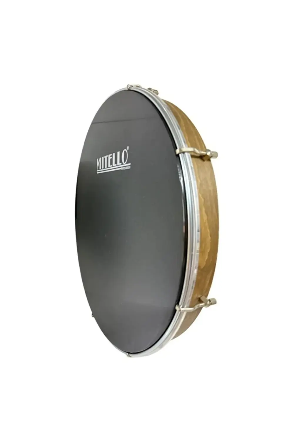 Mitello Bendir 41 cm Ceviz Ağacı Kılıflı Dıştan Akortlu Profesyon