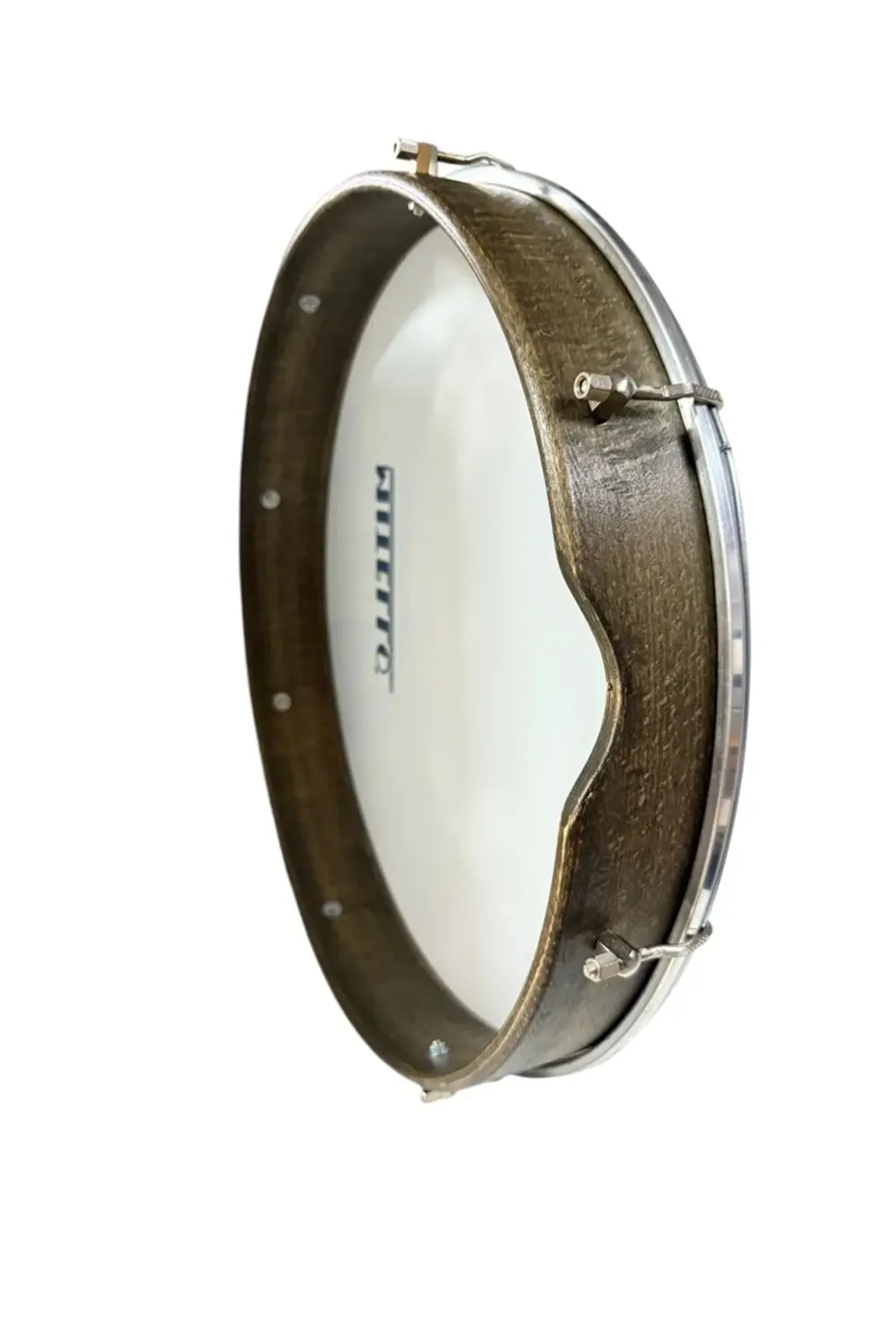 Mitello Bendir 46 cm Ceviz Ağacı Kılıflı Dıştan Akortlu Beyaz Fil