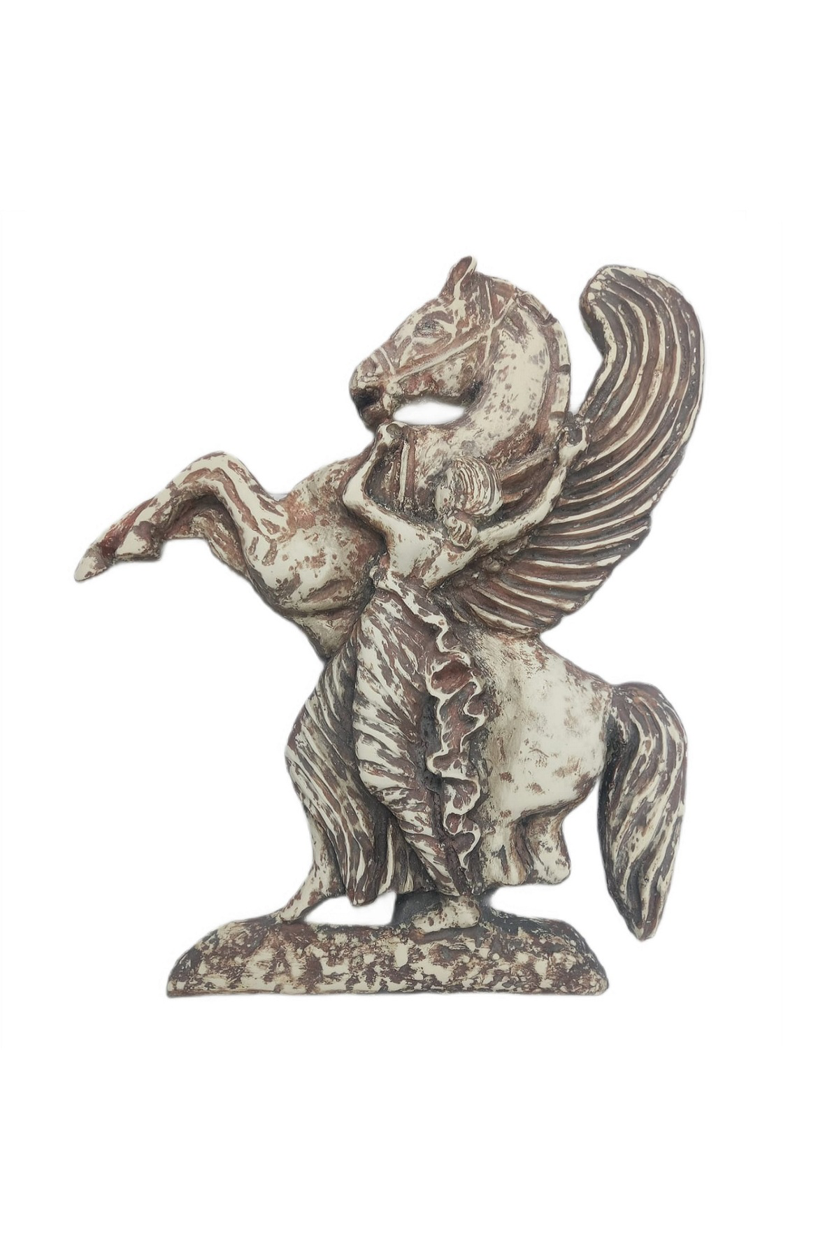 Mitolojik Pegasus ve Kadın Rölyef Mitolojik Pegasus ve Kadın Rölyef