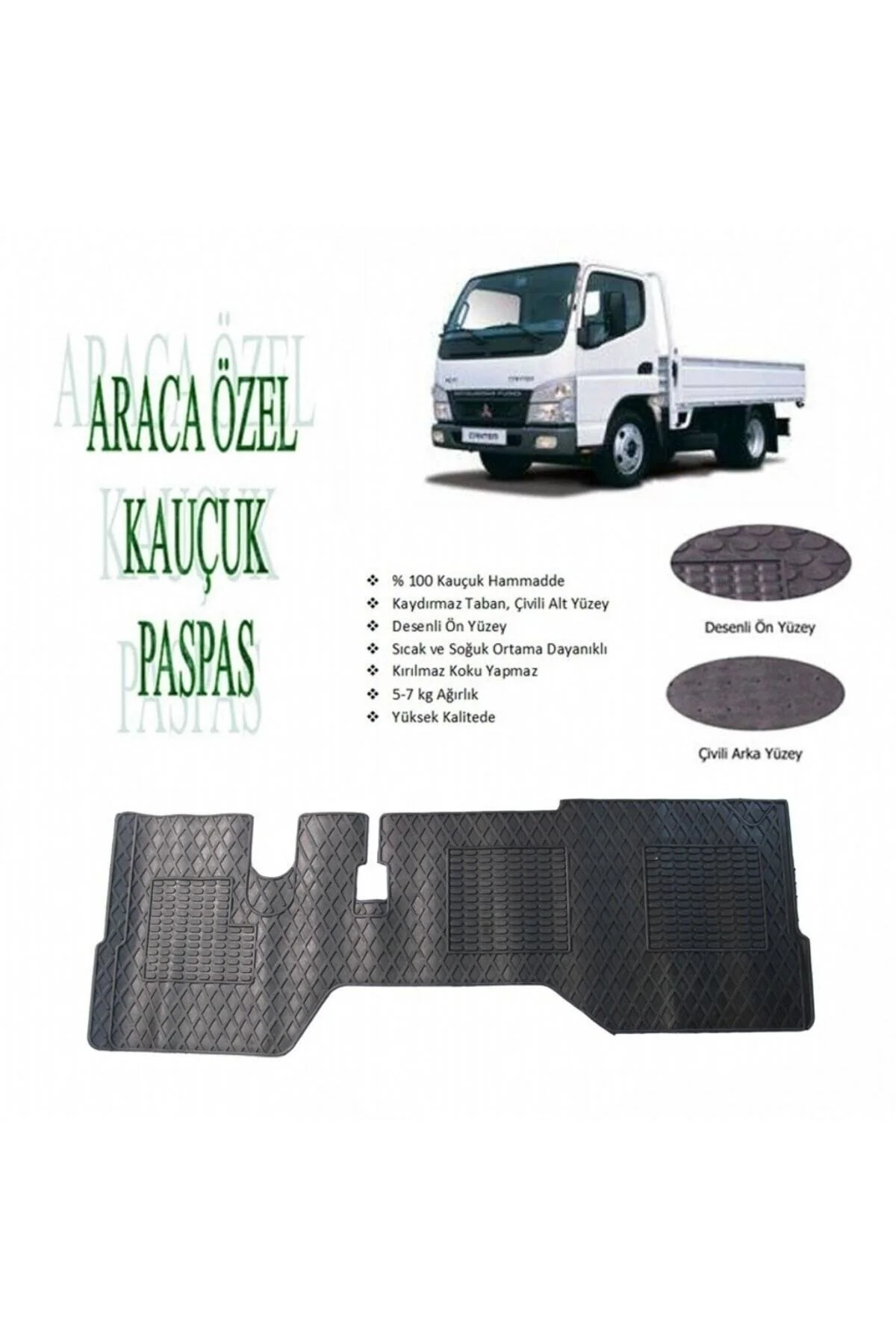 Mıtsubıshı 711 2007-2021 Araç Içi Siyah Paspas Mıtsubıshı 711 2007-2021 Araç Içi Siyah Paspas