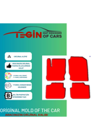 Mitsubishi Colt Czt 2005-2008 3kapı Prime Siyah Halı Sarı Kenar H