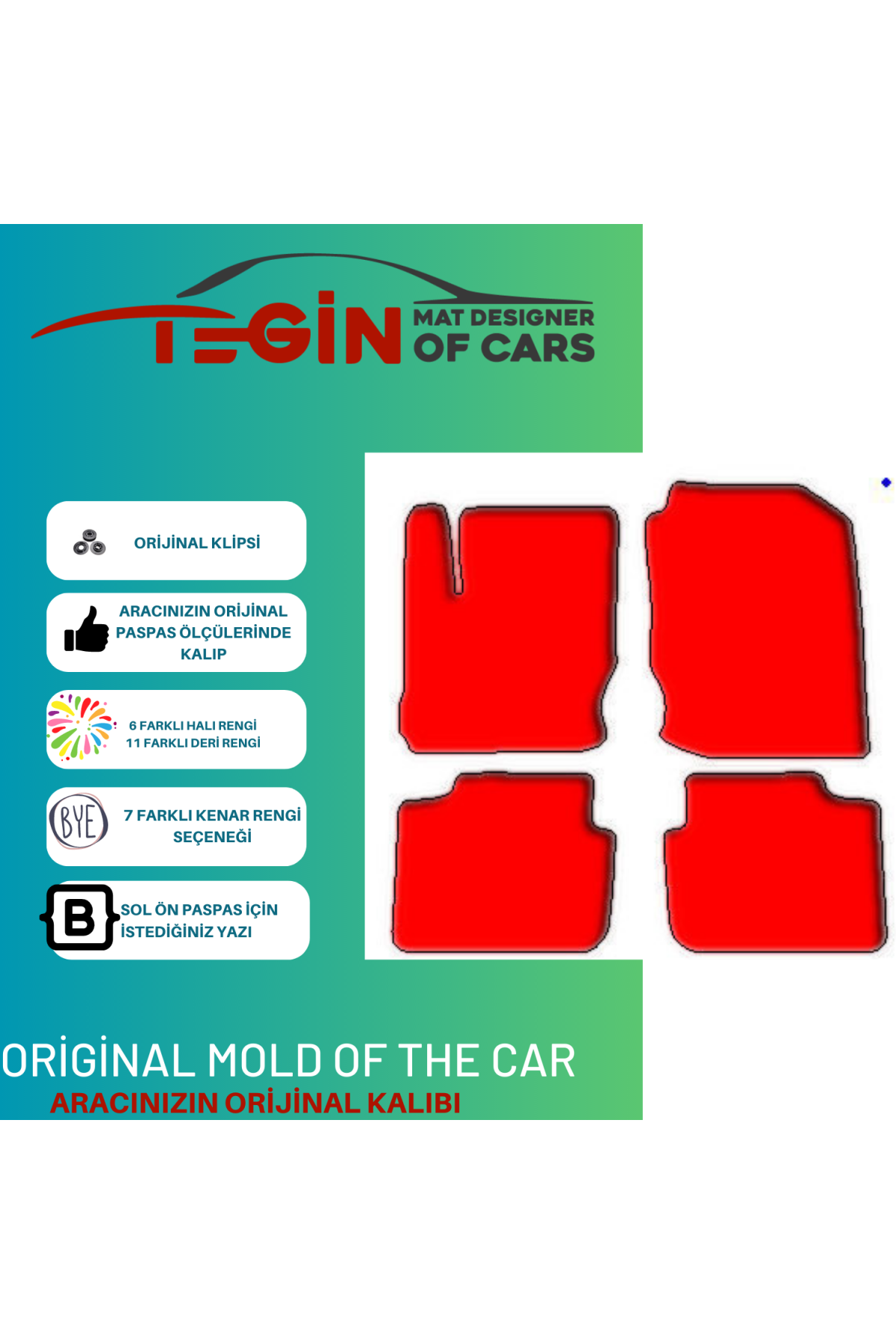 Mitsubishi Colt Cz3 2004-2008 3kapı Prime Siyah Deri Kırmızı Kena