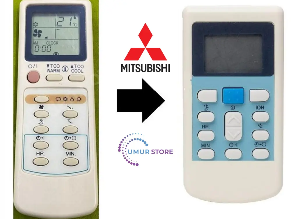 Mitsubishi EG7L Klima Kumandası-Eşdeğer