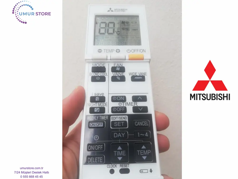 Mitsubishi Electric Klima Kumandası Mitsubishi Electric Klima Kumandası