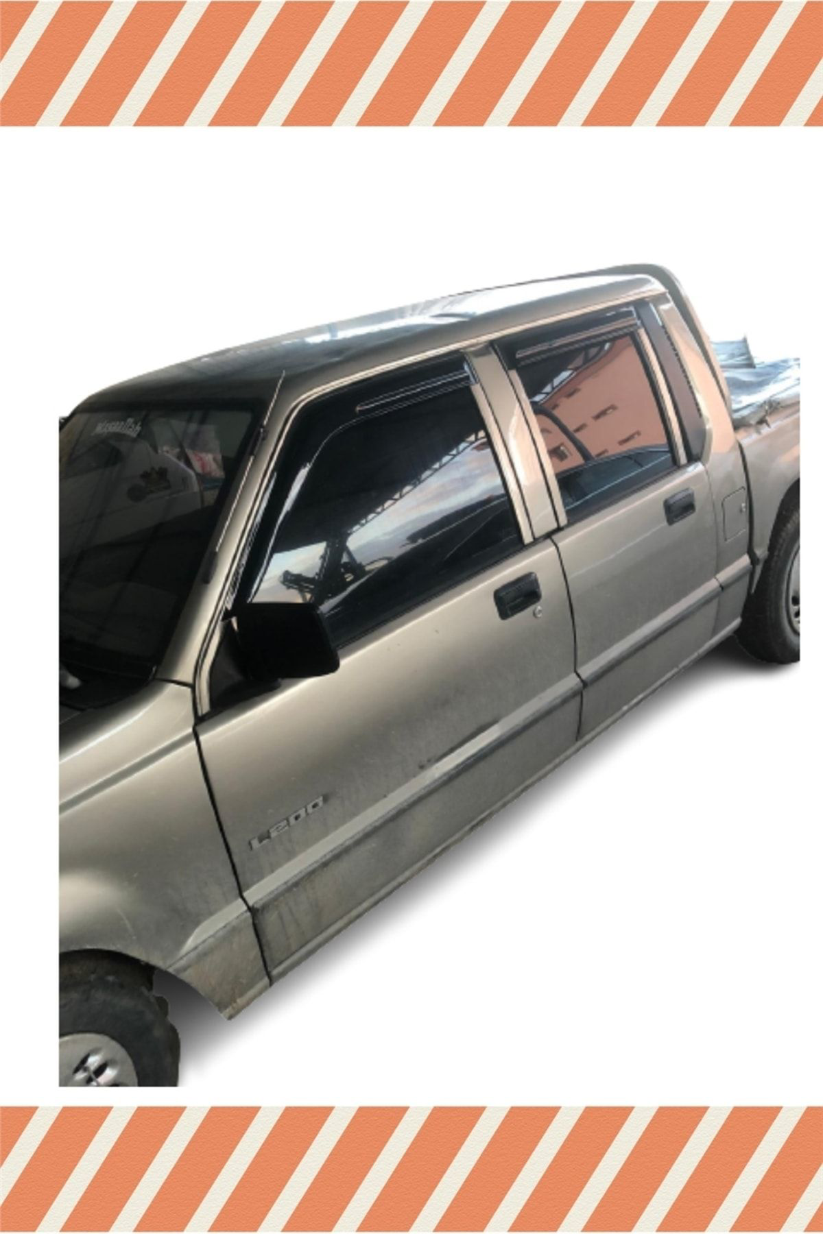 Mıtsubıshı L-200 Direkli 1992-1999 4'lü Mügen Tip Cam Rüzgarlığı