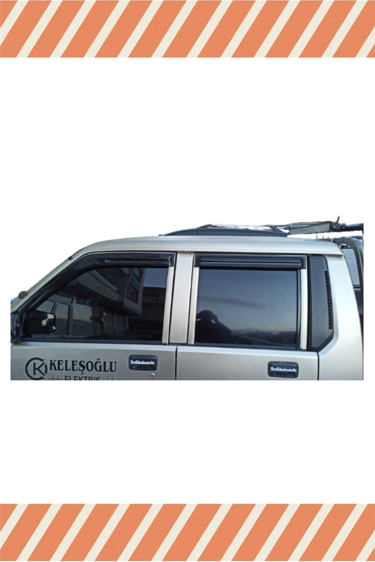 Mıtsubıshı L-200 Direkli 1992-1999 4'lü Mügen Tip Cam Rüzgarlığı