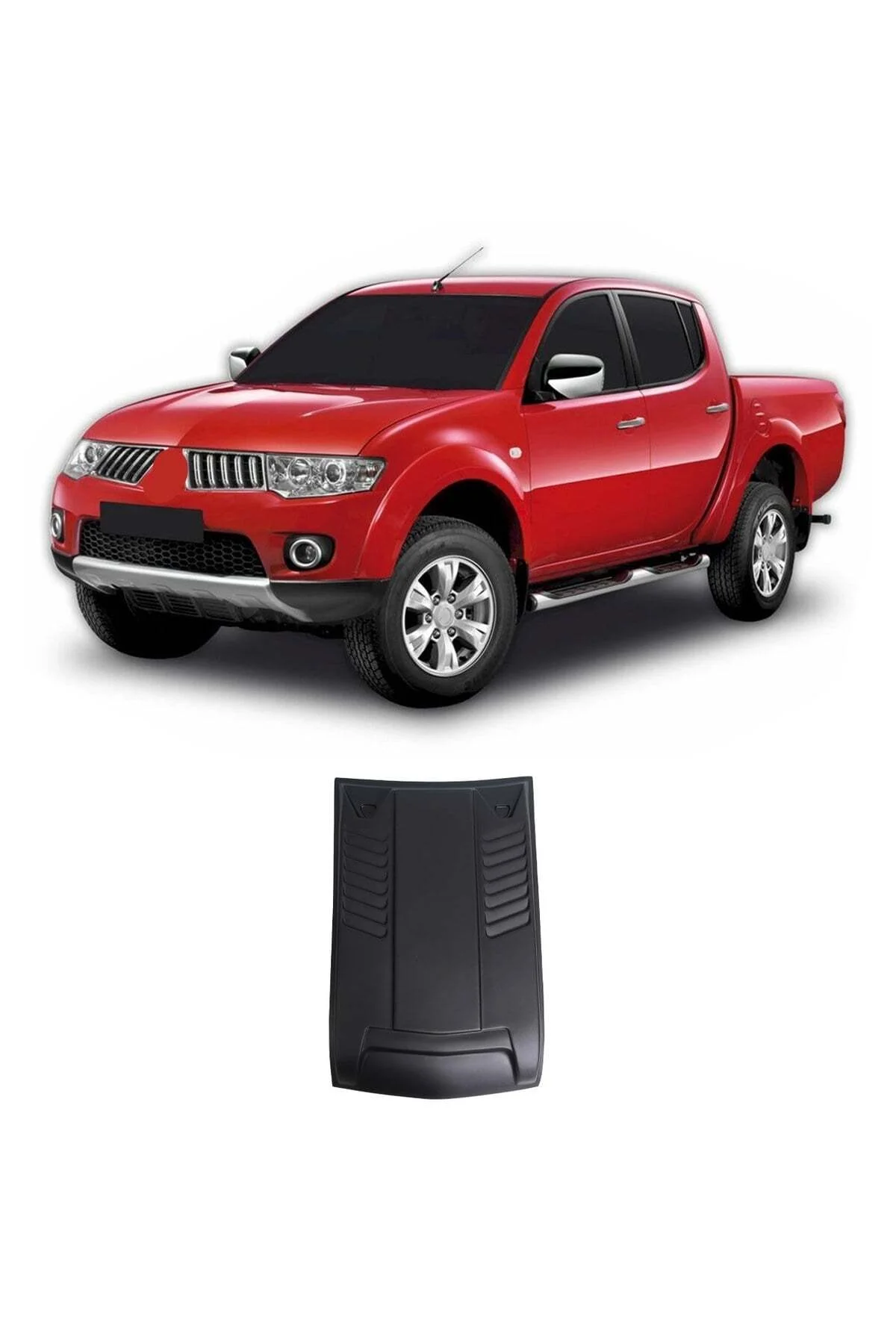 Mitsubishi L200 2007-2014 Uyumlu Ön Kaput Scoop Havalandırma 1 Parça ABS Mat Siyah Mitsubishi L200 2007-2014 Uyumlu Ön Kaput Scoop Havalandırma 1 Parça ABS Mat Siyah - Görsel 2