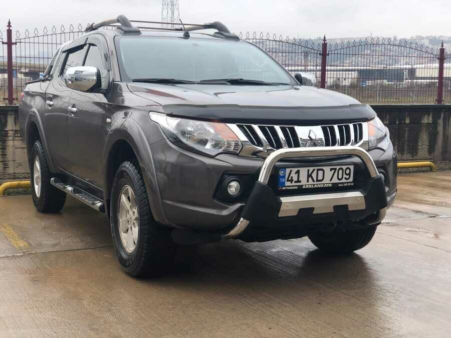 Mitsubishi L200 Uyumlu Ön Tampon Koruma Demiri 2007+ / 2020+ Poli Mitsubishi L200 Uyumlu Ön Tampon Koruma Demiri 2007+ / 2020+ Poli